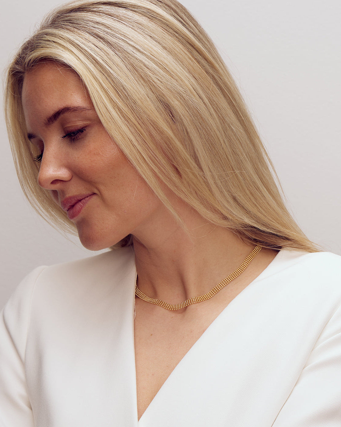 Smyckesset - Eden Halsband / Eden Armband - 18 karat guldpläterad