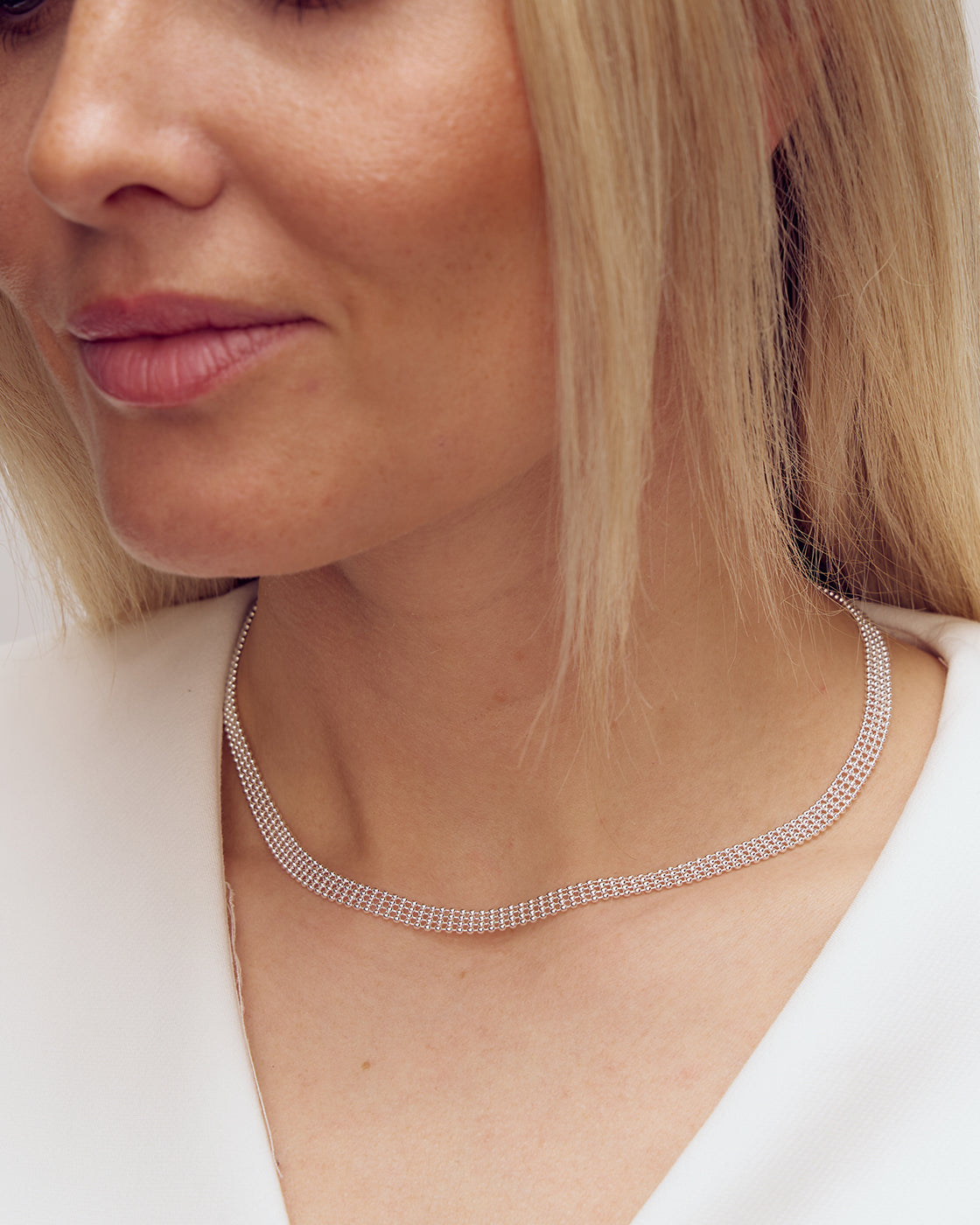 Eden Halsband - Silverpläterad