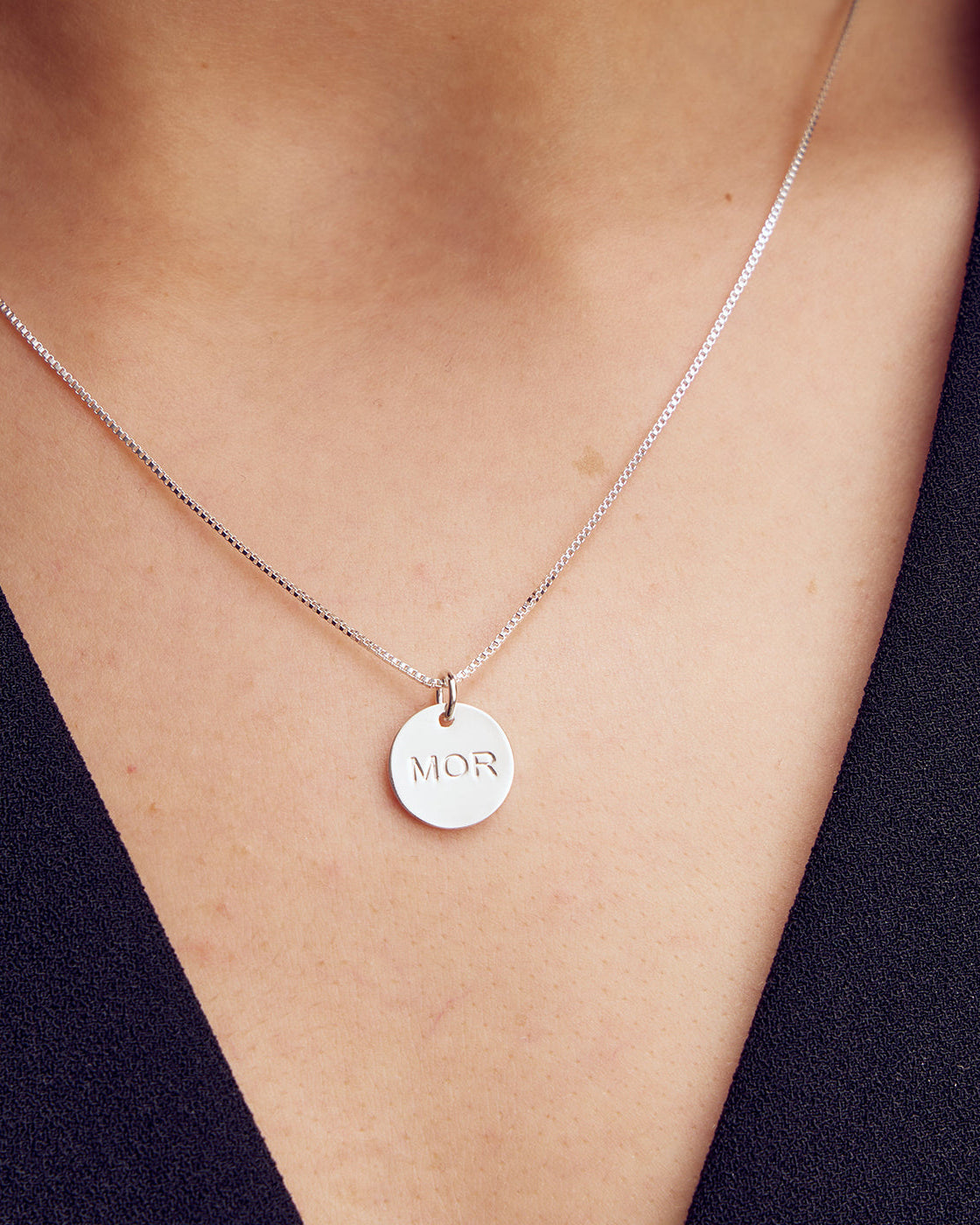 MOR Pendant - 18 carat gold-plated