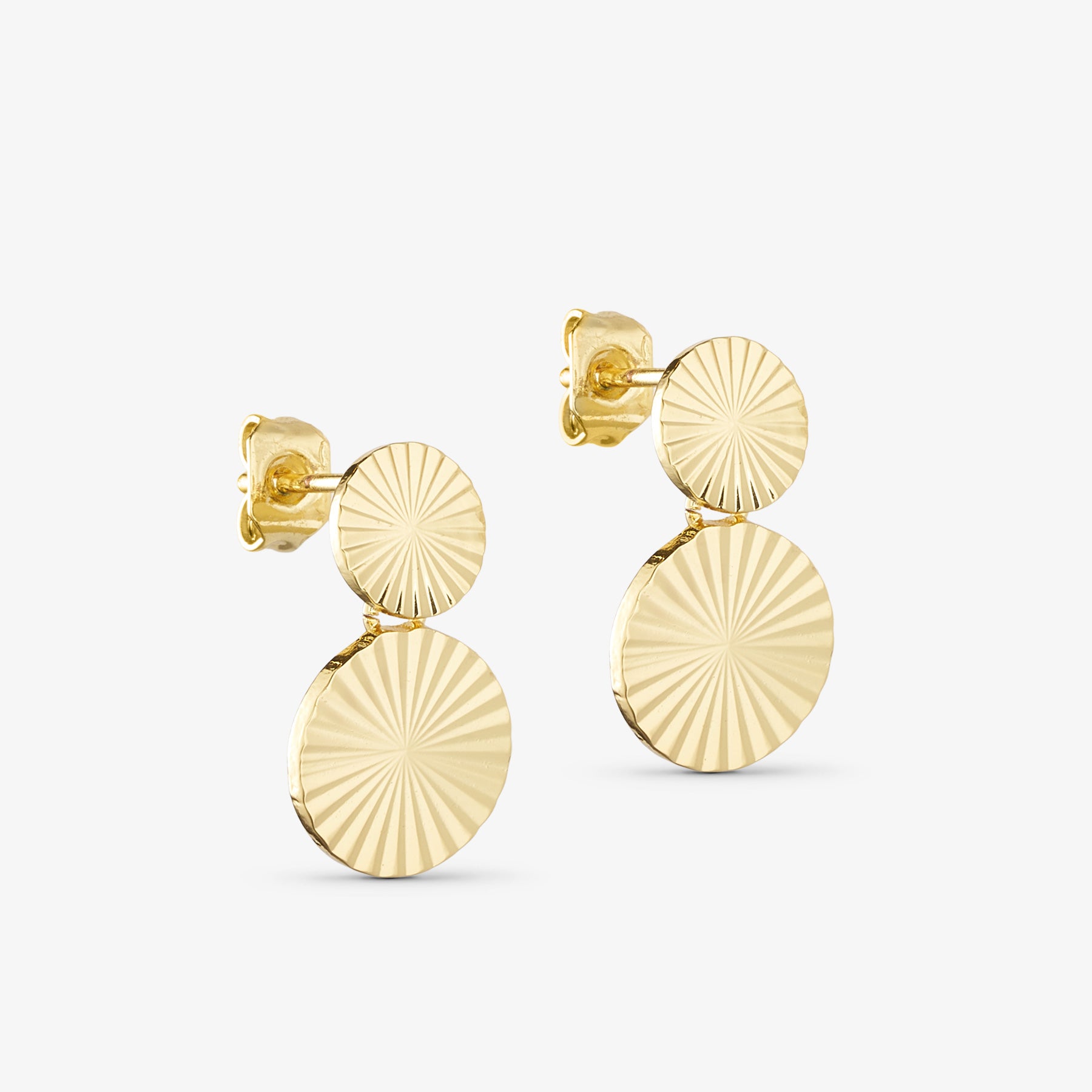 Scarlett Earrings - 18 carat gold plated