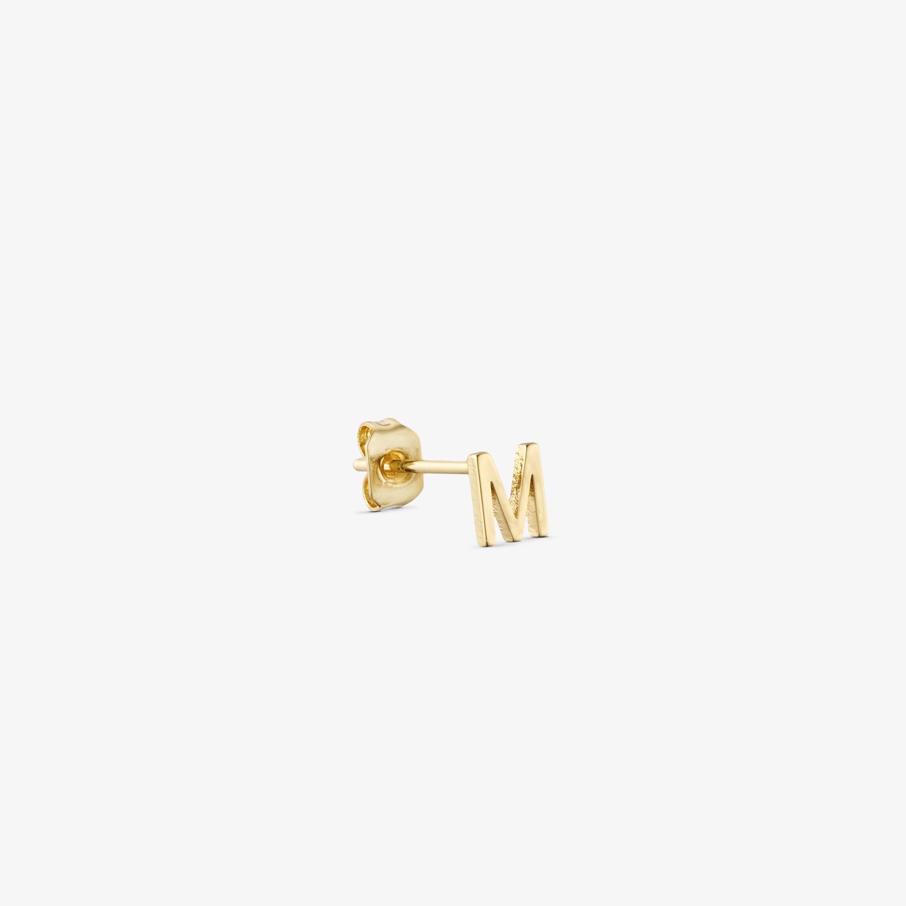 Letter Earring A-Z - 18 carat gold plated