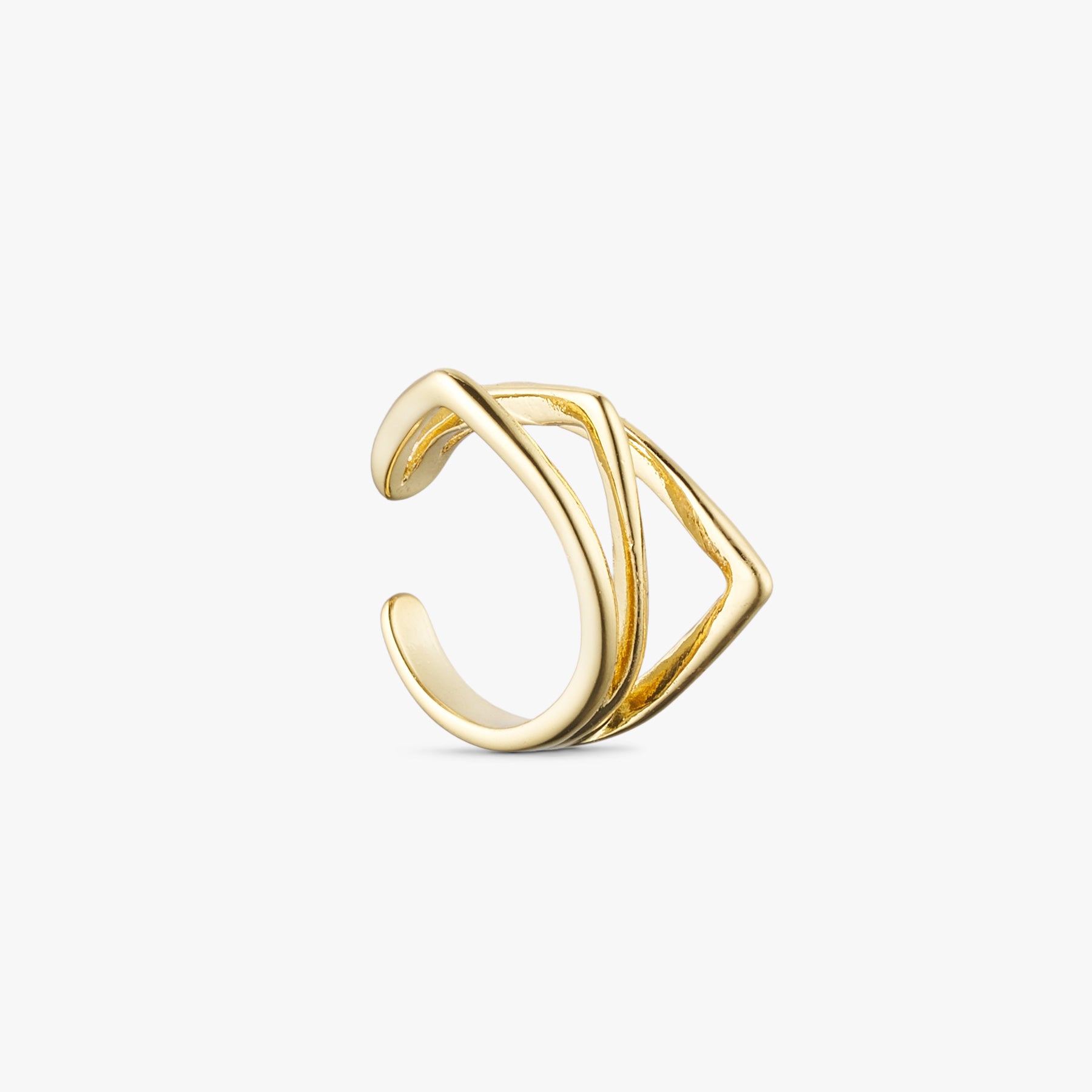 Gry Earcuff - 18 karat forgyldt