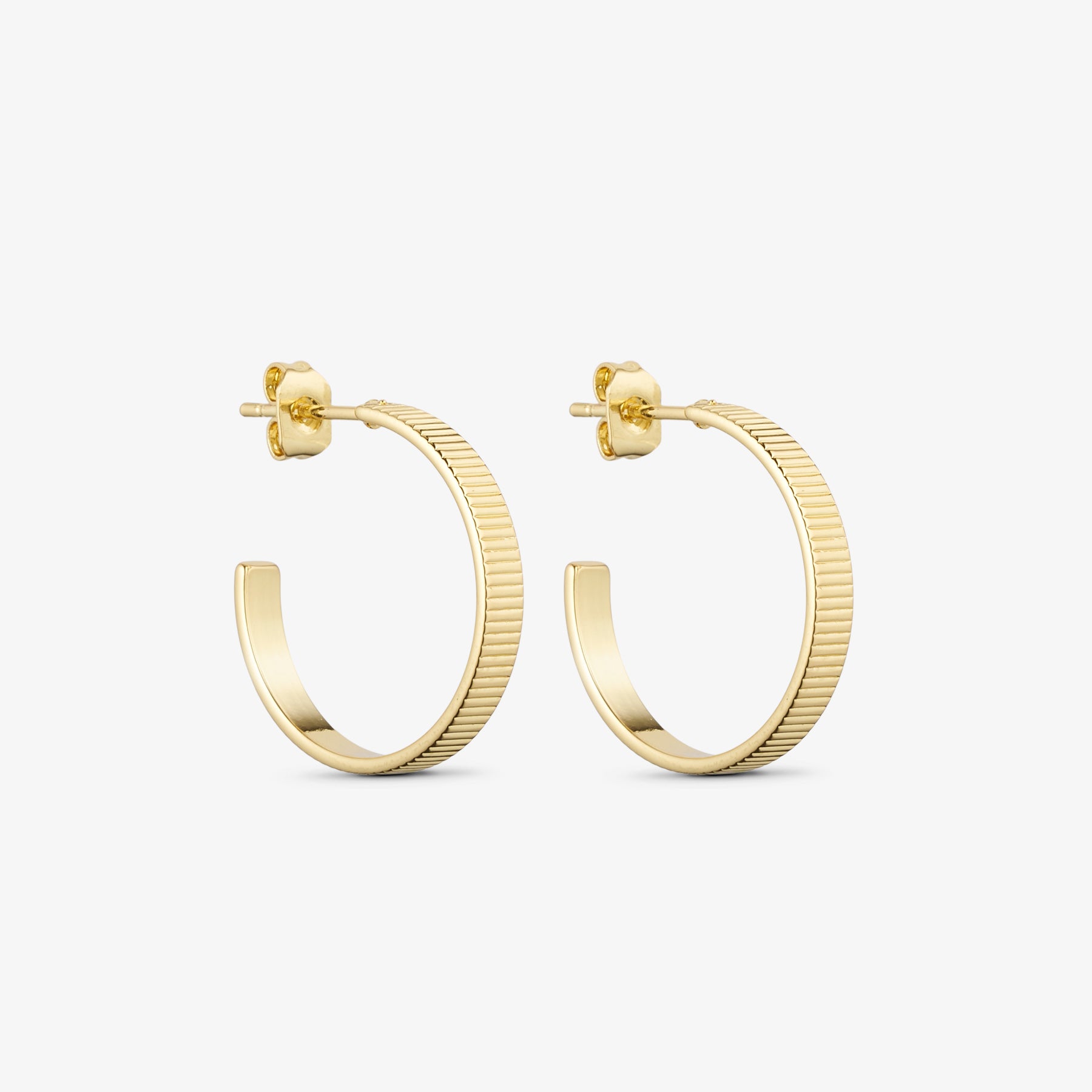 Vega Stud Earrings - 18 carat gold plated