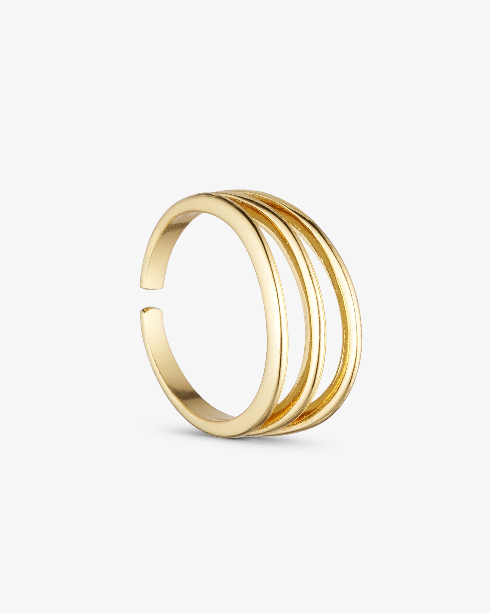 Iris Ring - 18 karat forgyldt