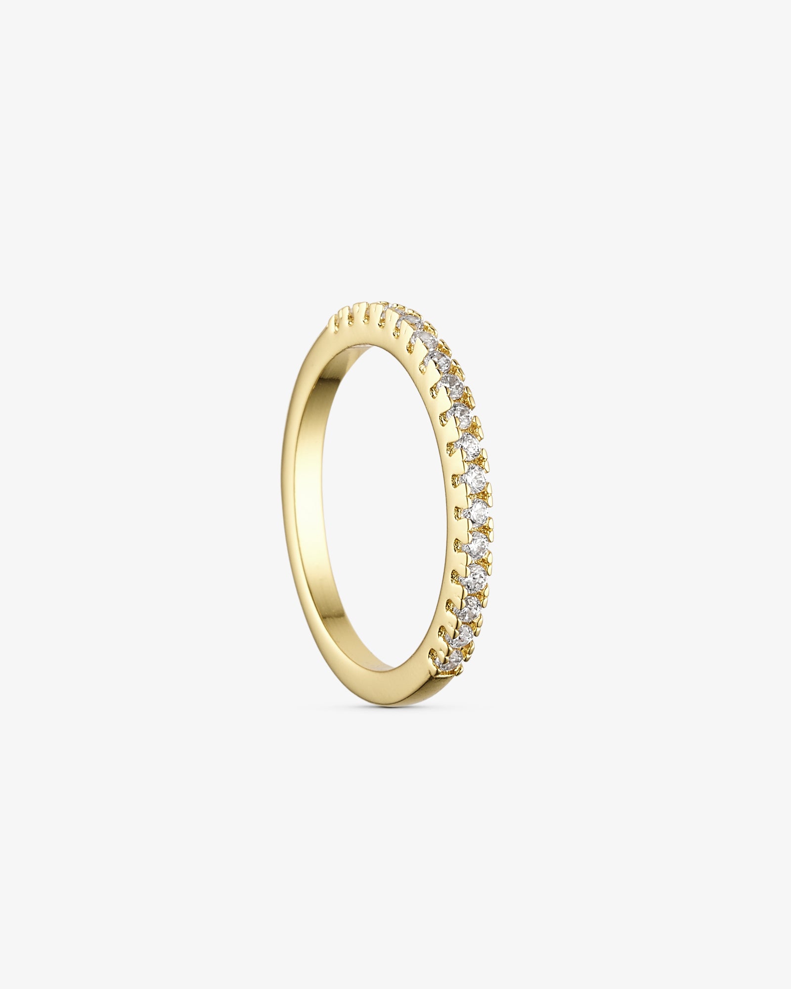 Rose Ring - Zirkonia - 18 karat forgyldt