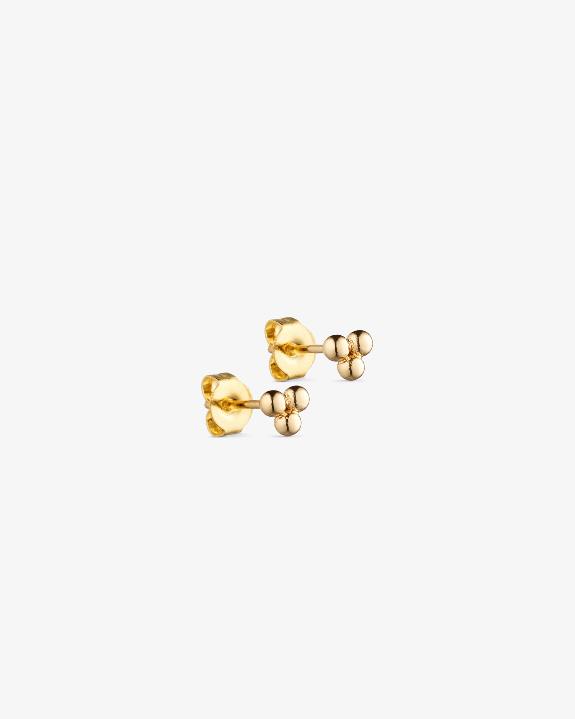London Studs - 18 karats guldpläterade
