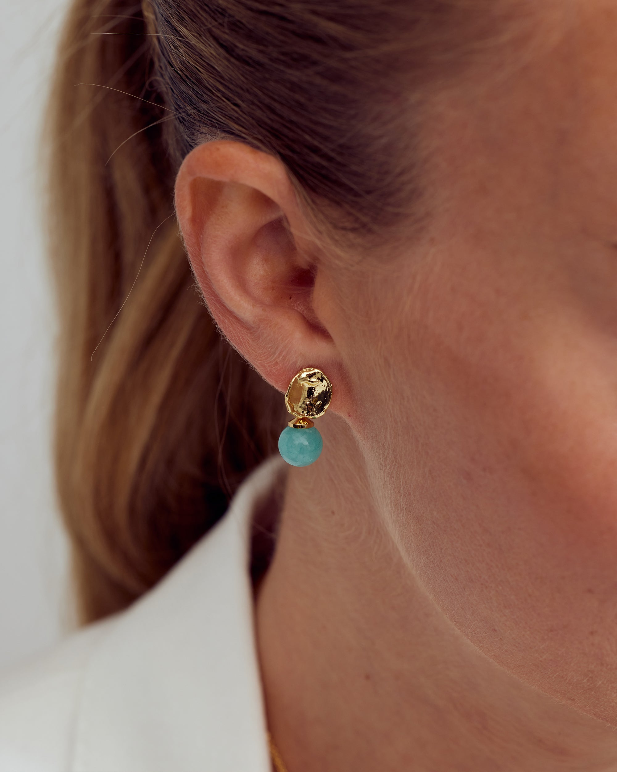 Polly Earrings - 18 carat gold plated