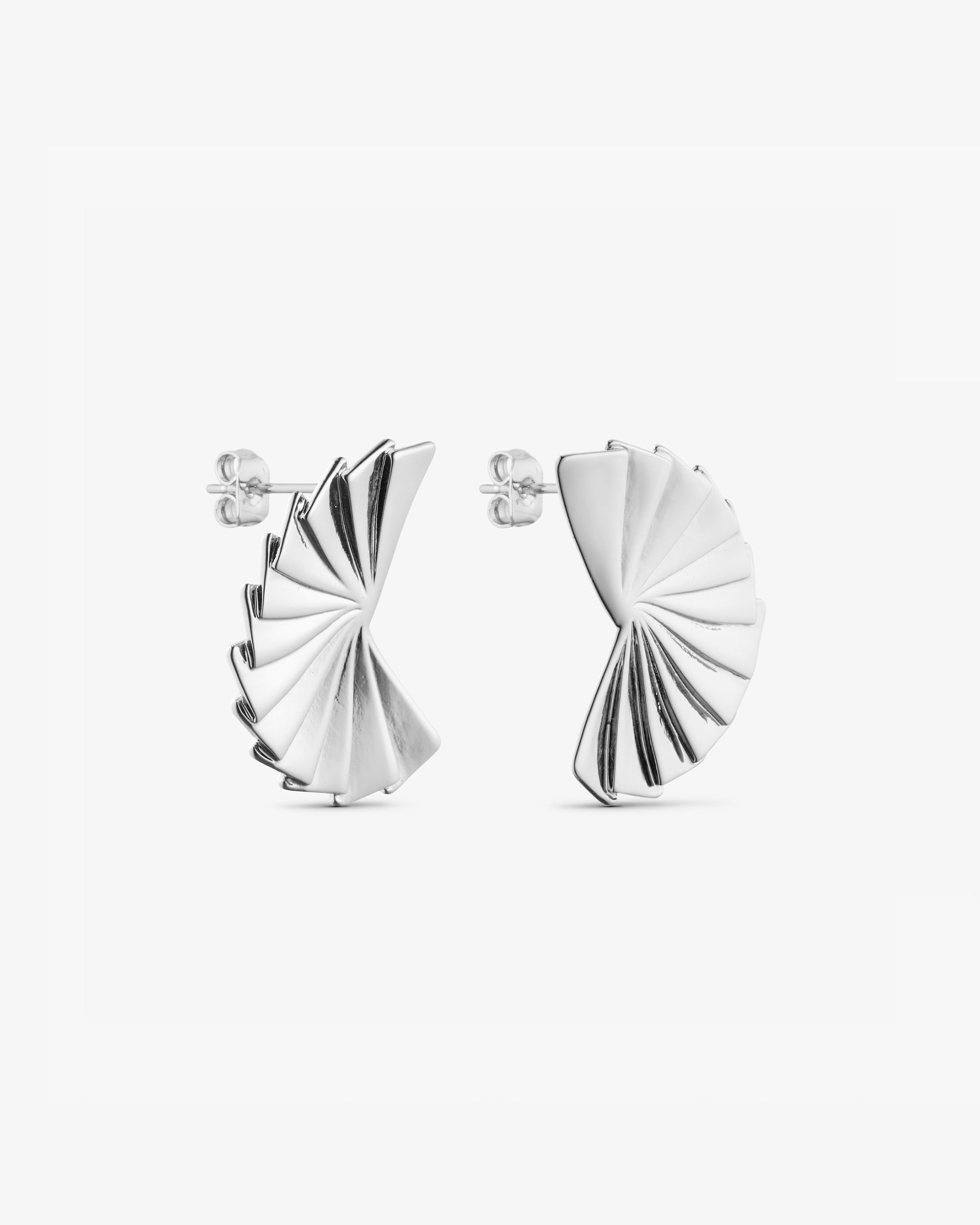Vega Stud Earrings - 18 carat gold plated