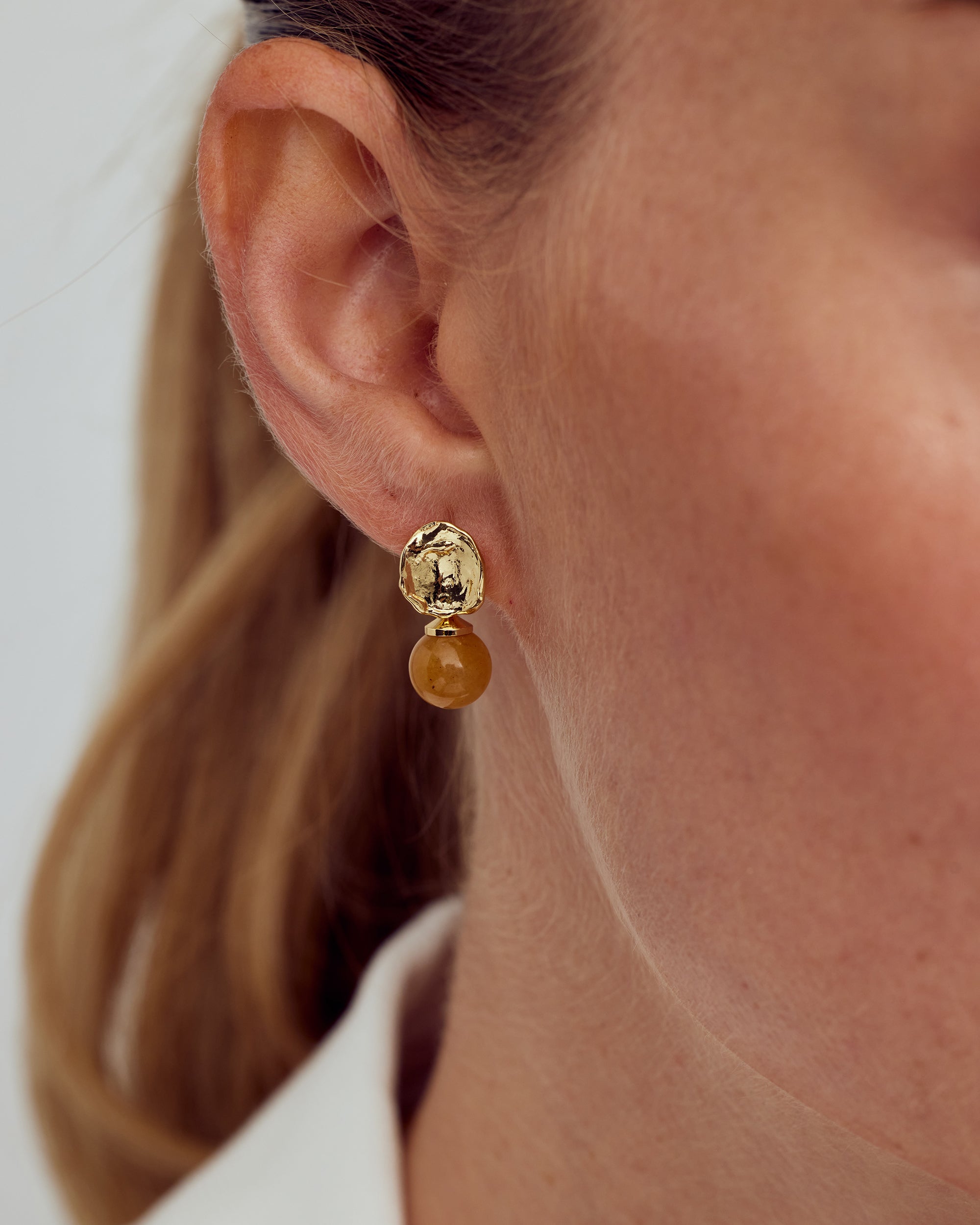 Polly Earrings - 18 carat gold plated