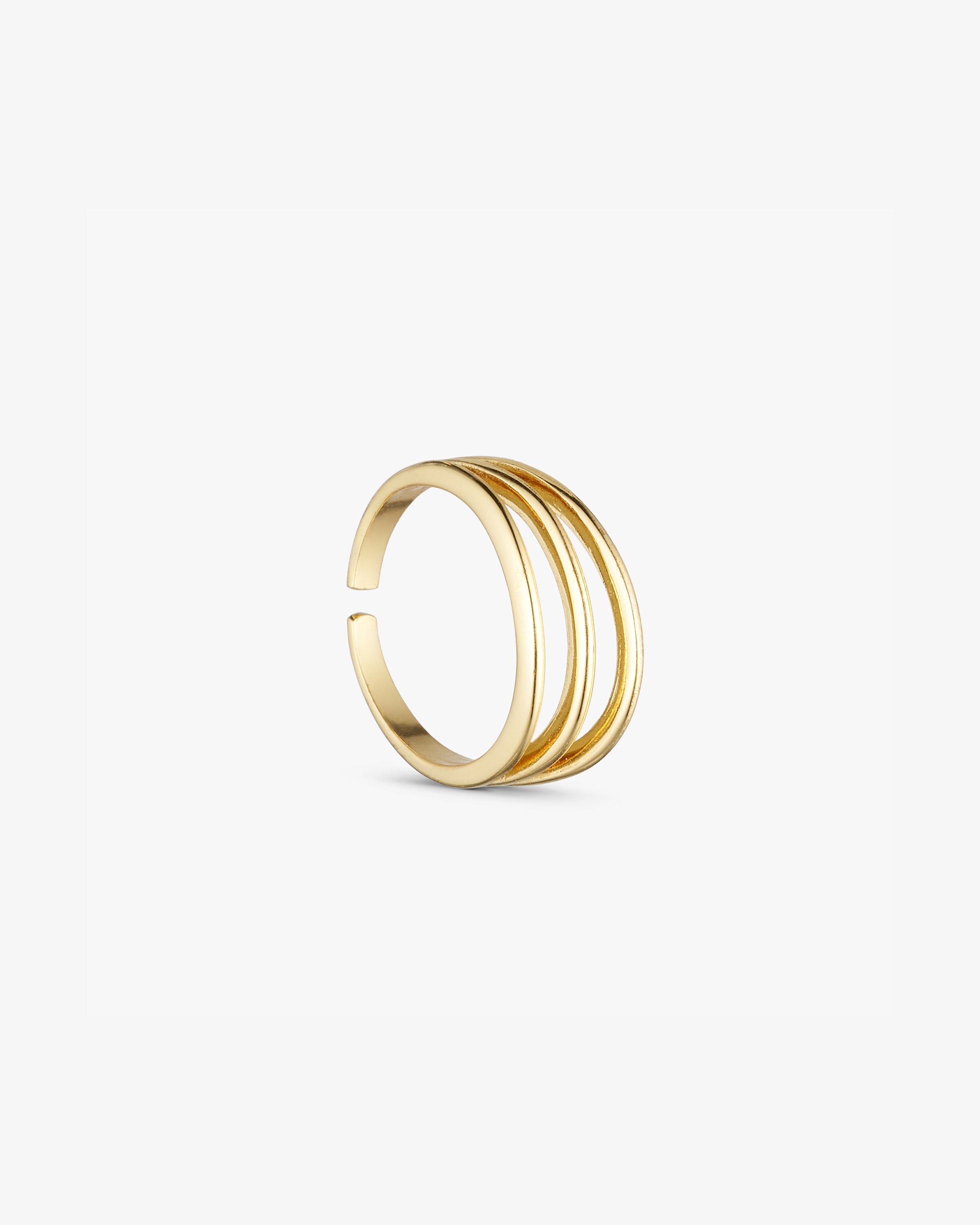 Iris Ring - 18 carat gold plated
