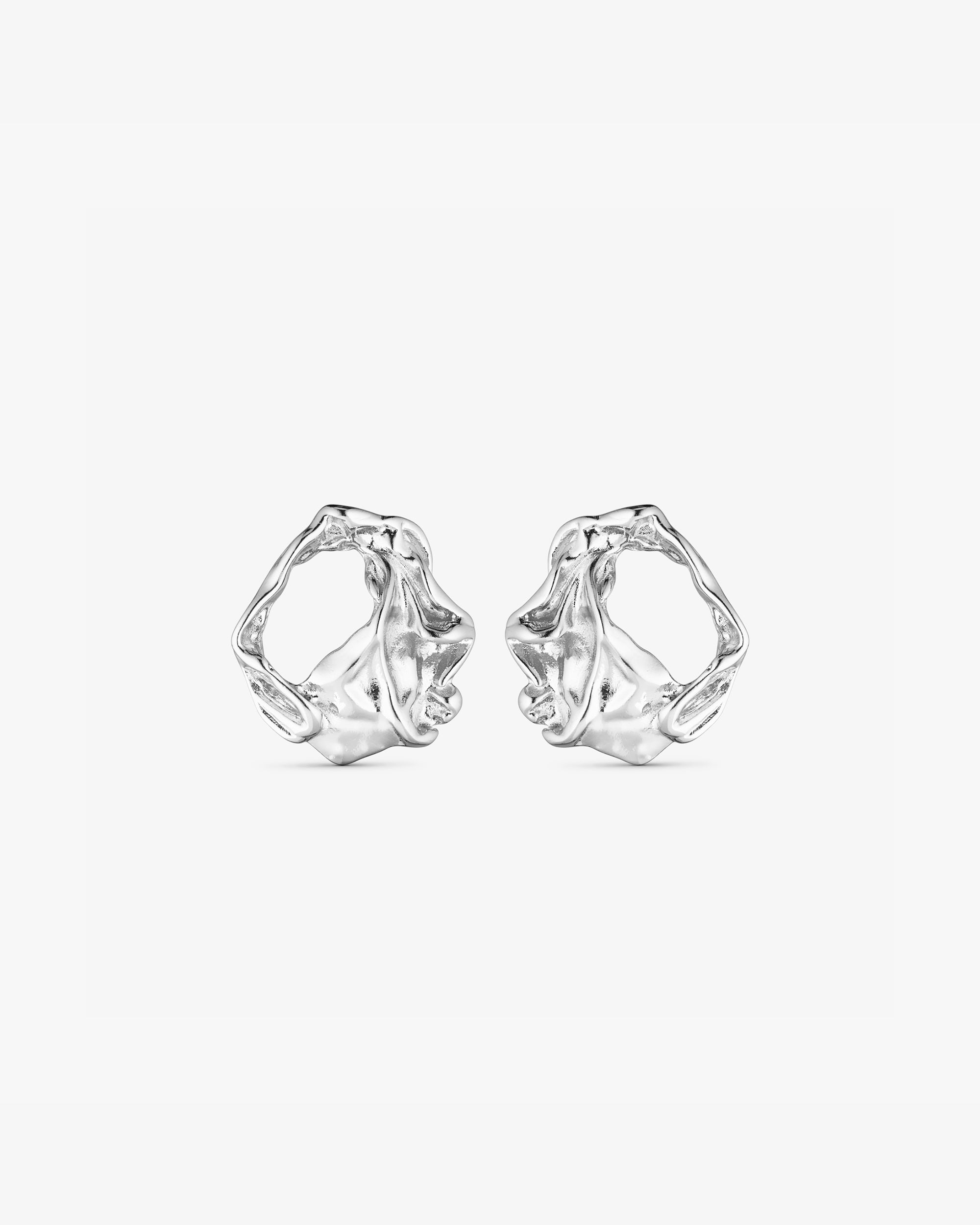 Vega Stud Earrings - 18 carat gold plated