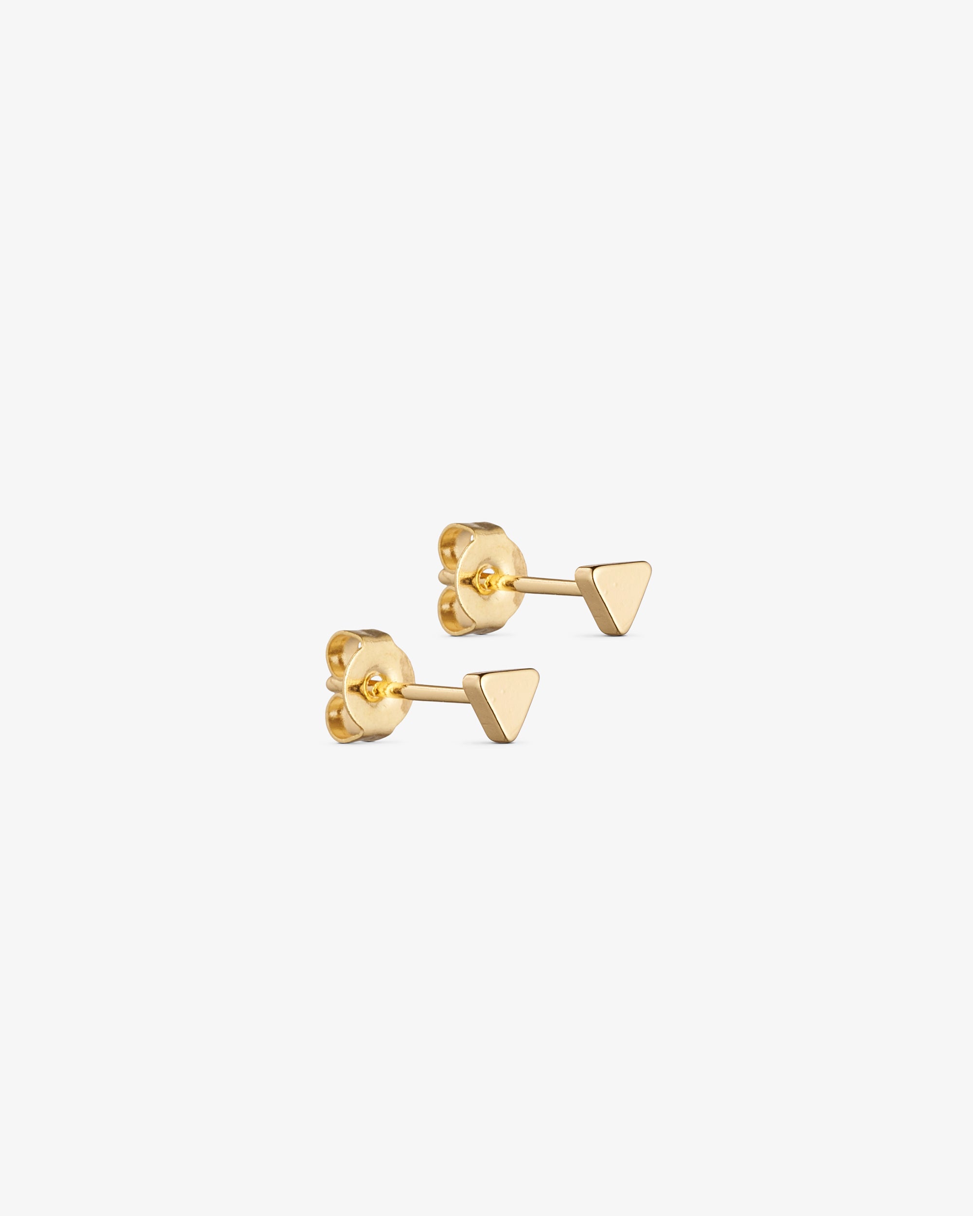 Pil Studs - 18 carat gold plated