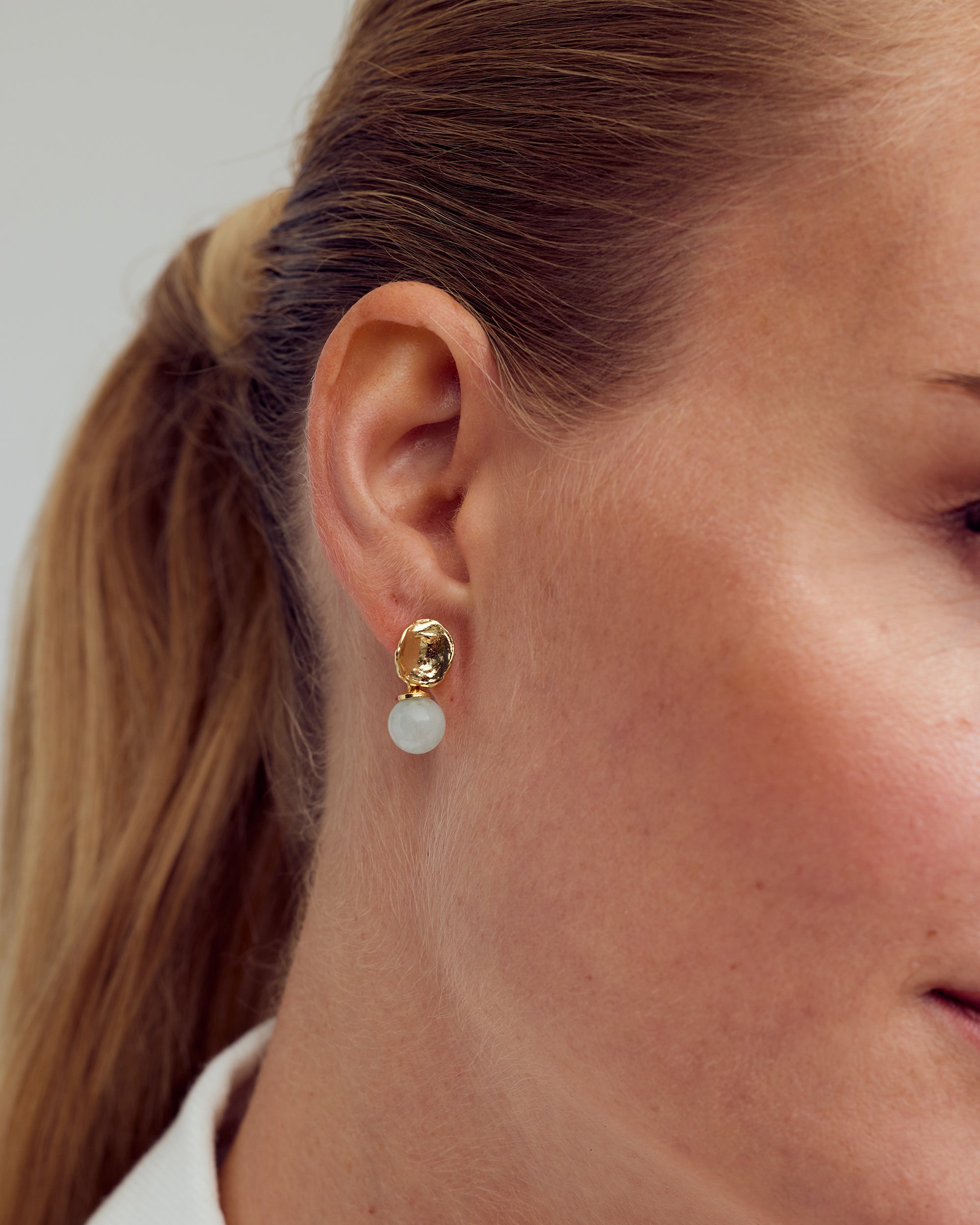 Polly Earrings - 18 carat gold plated