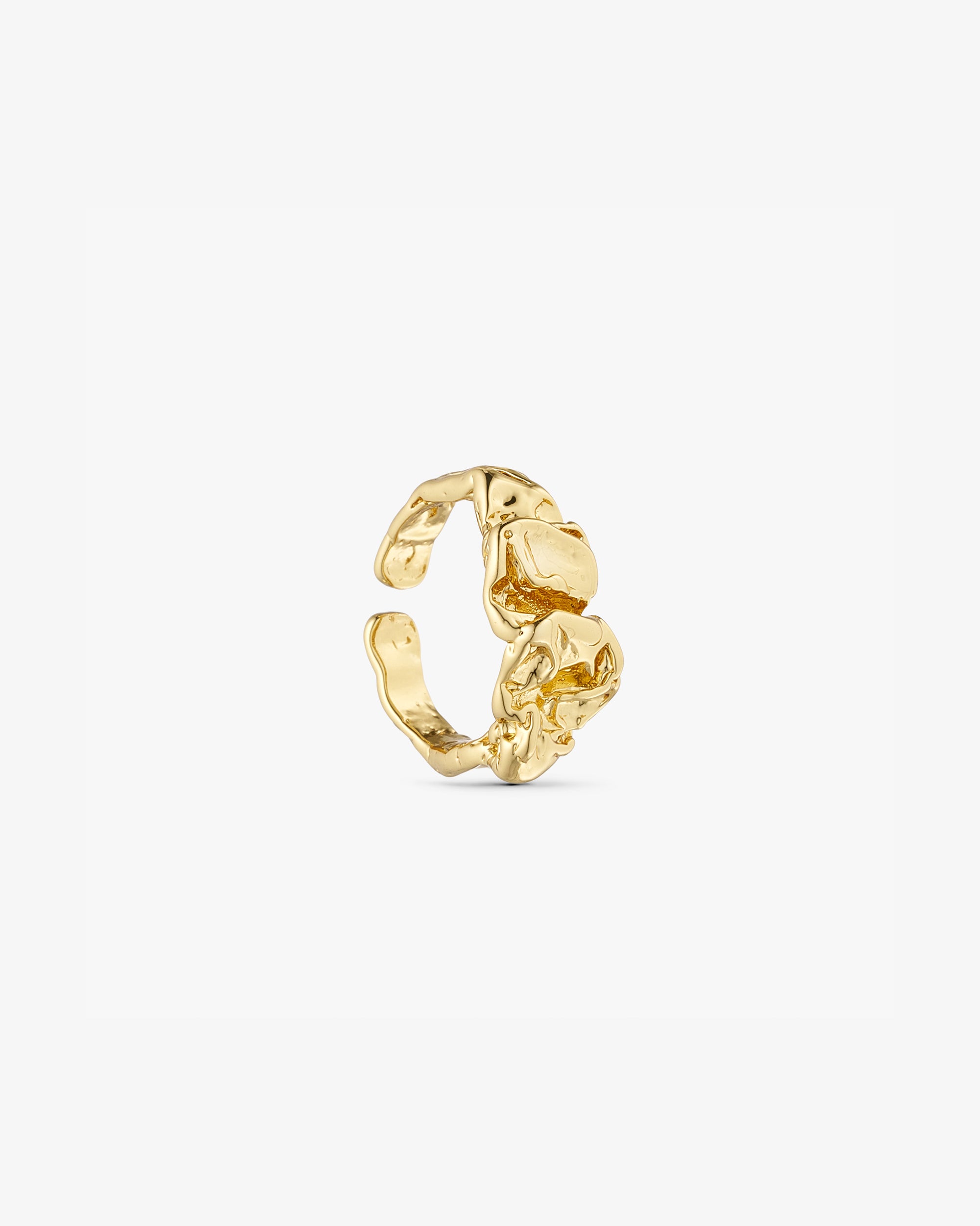 Noelle Ring Stor - 18 karat forgyldt