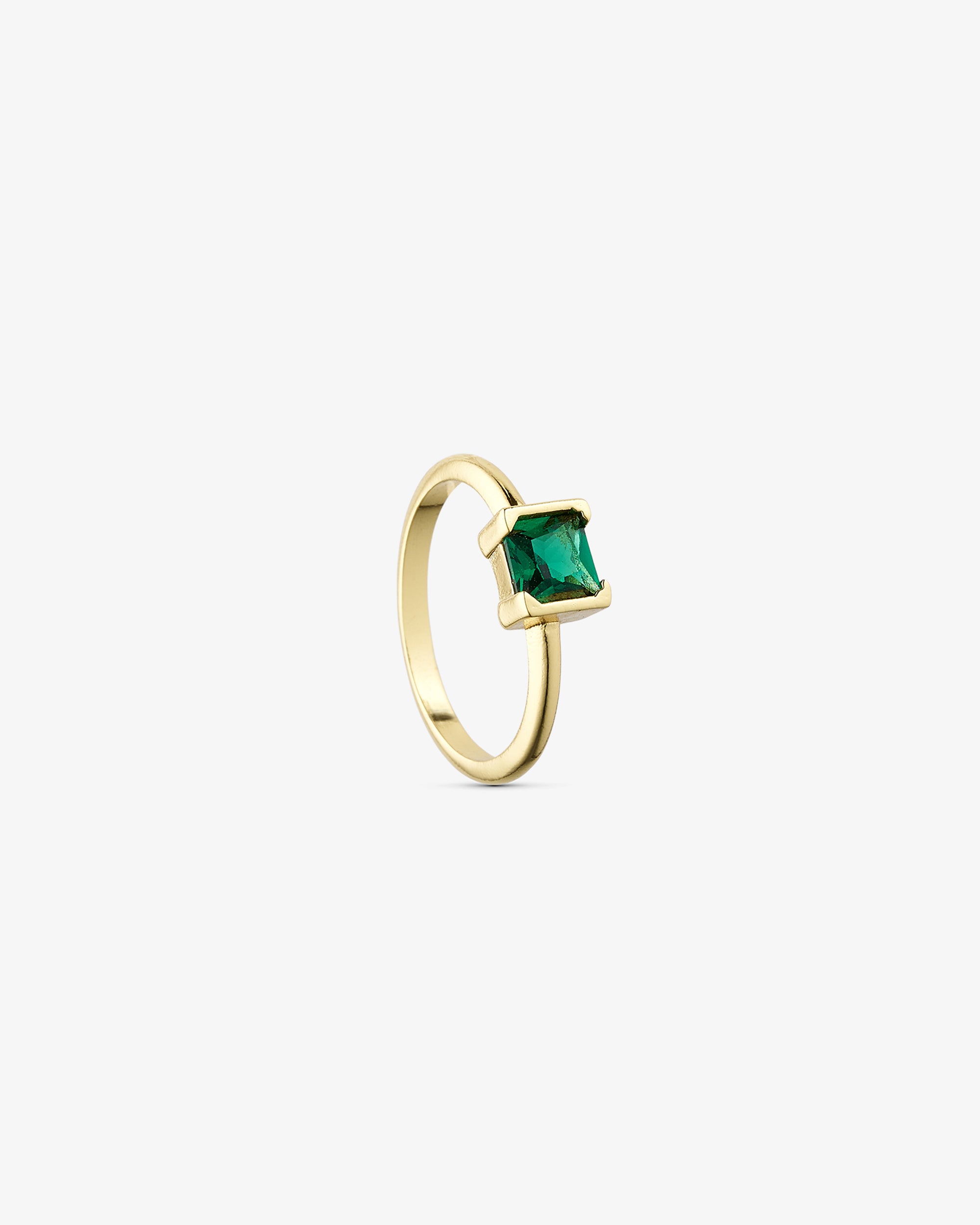 Zia Ring - Zirkonia - 18 karat forgyldt