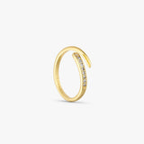 Elin Ring - Zirkonia - 18 karat forgyldt