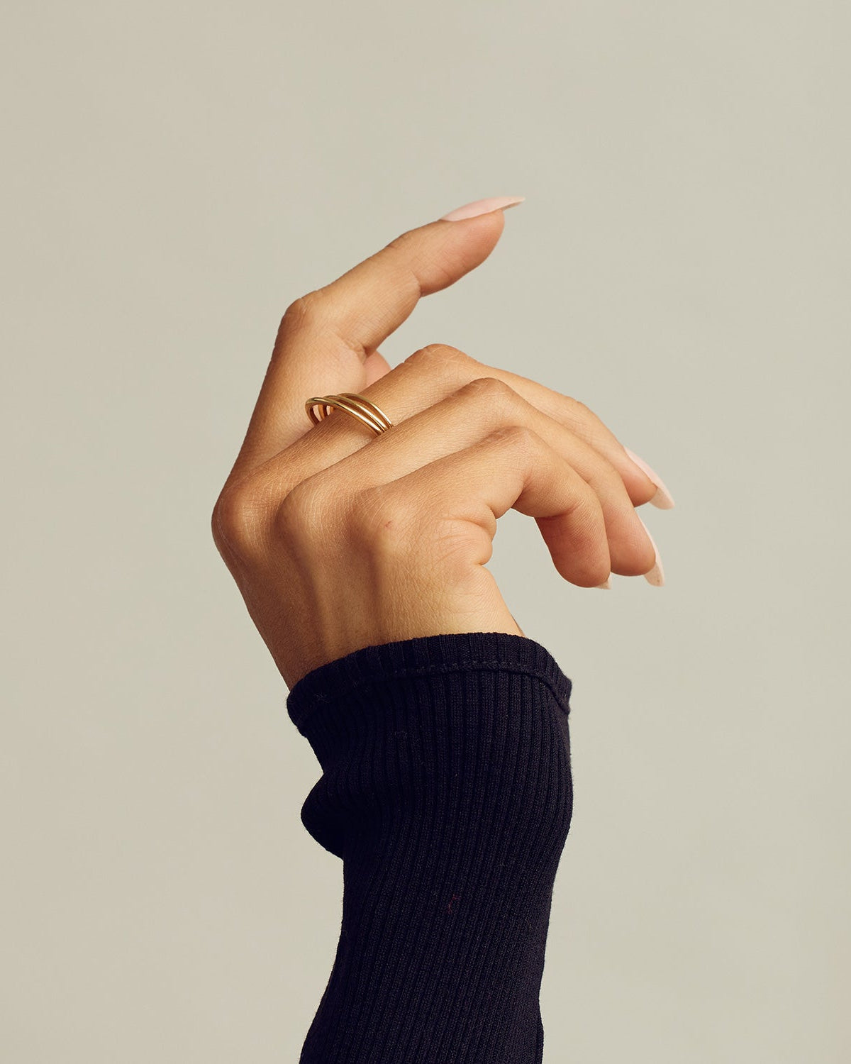 Iris Ring - 18 carat gold plated