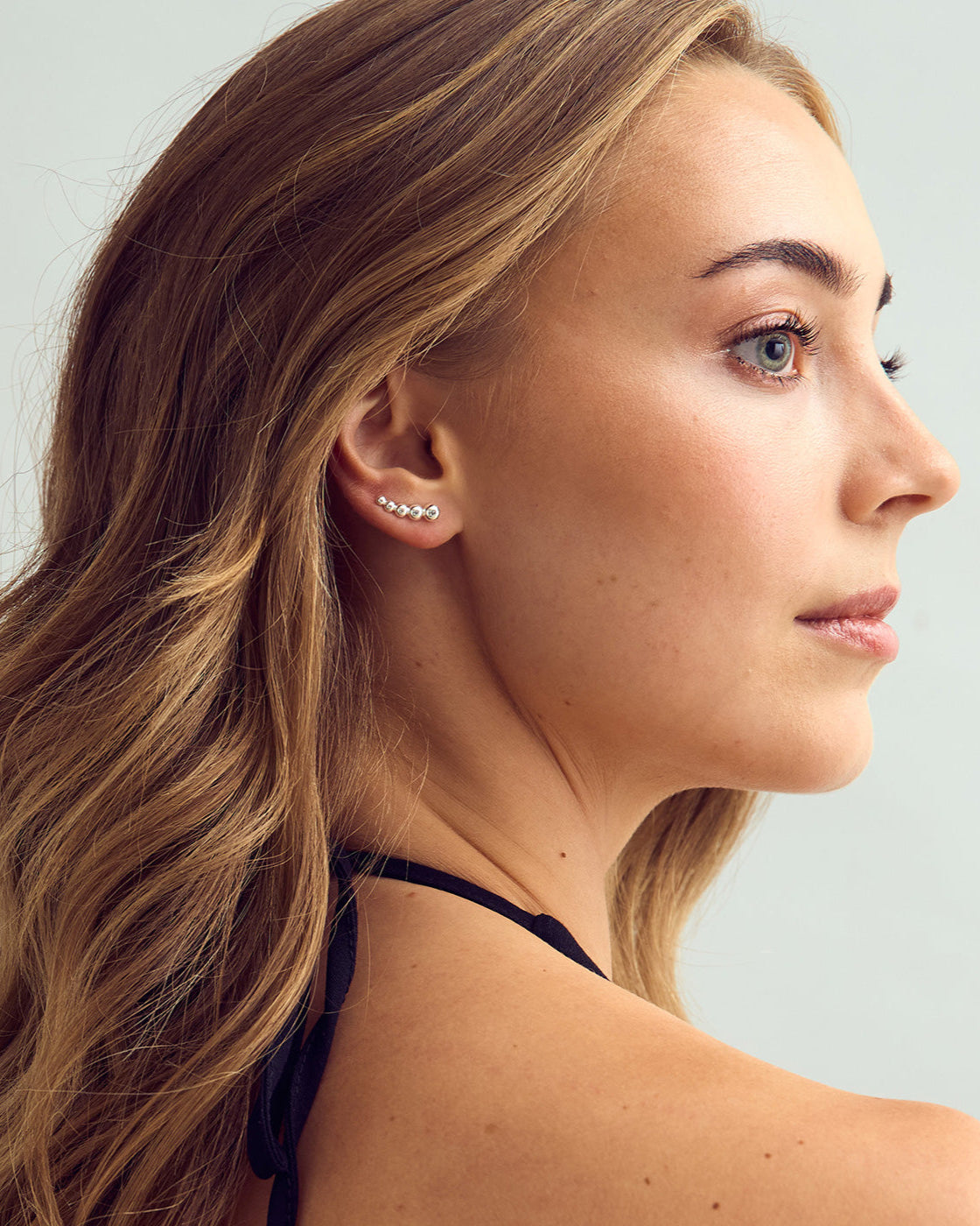 Vega Stud Earrings - 18 carat gold plated