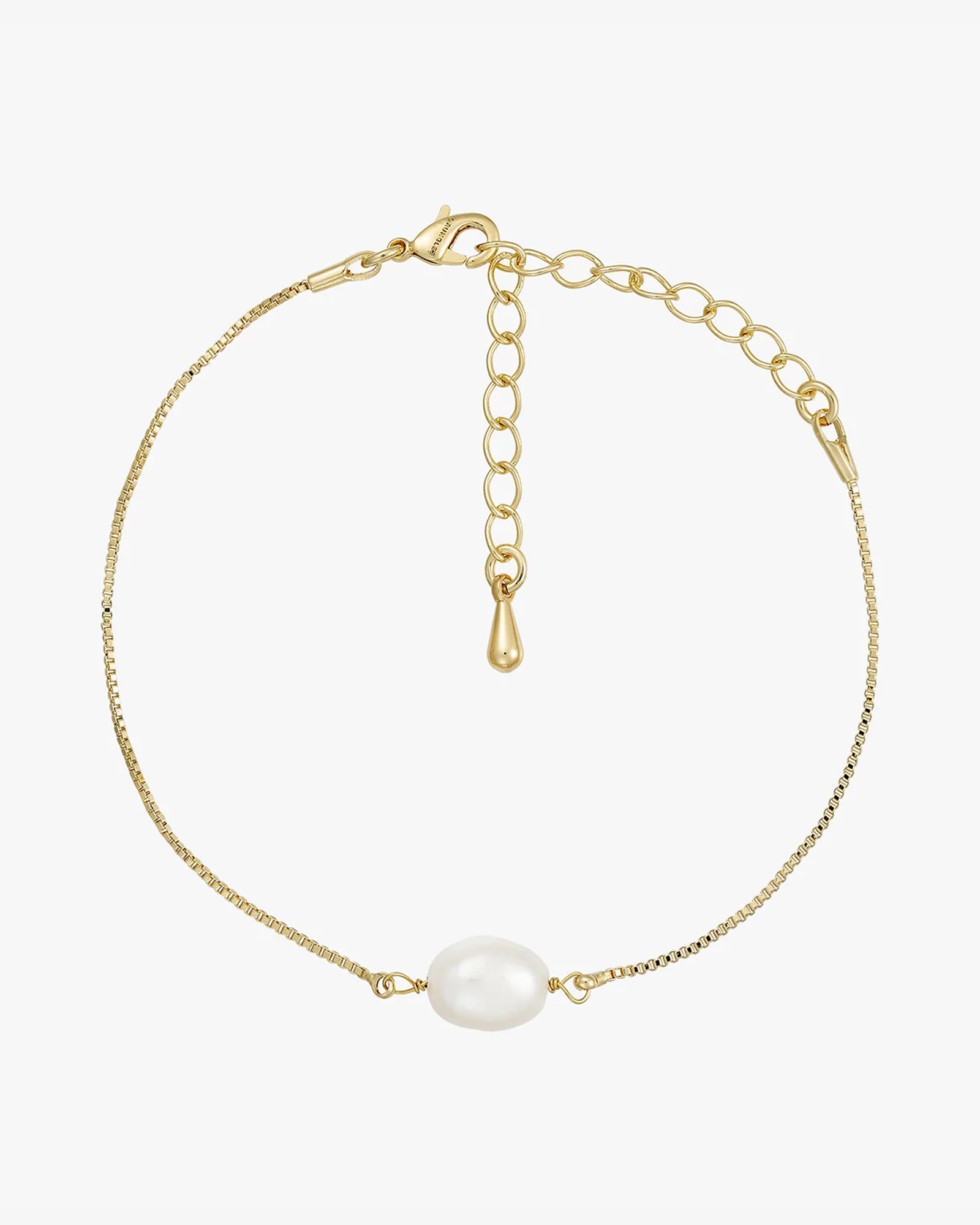 Lea Perle Armbånd - 18 karat forgyldt