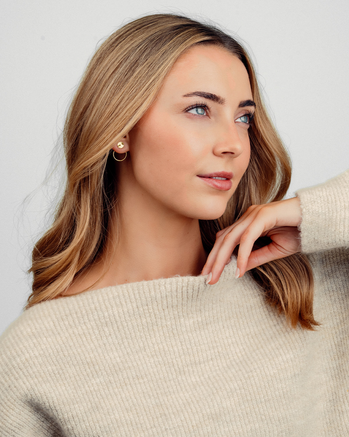 Scarlett Øreringe - 18 karat forgyldt