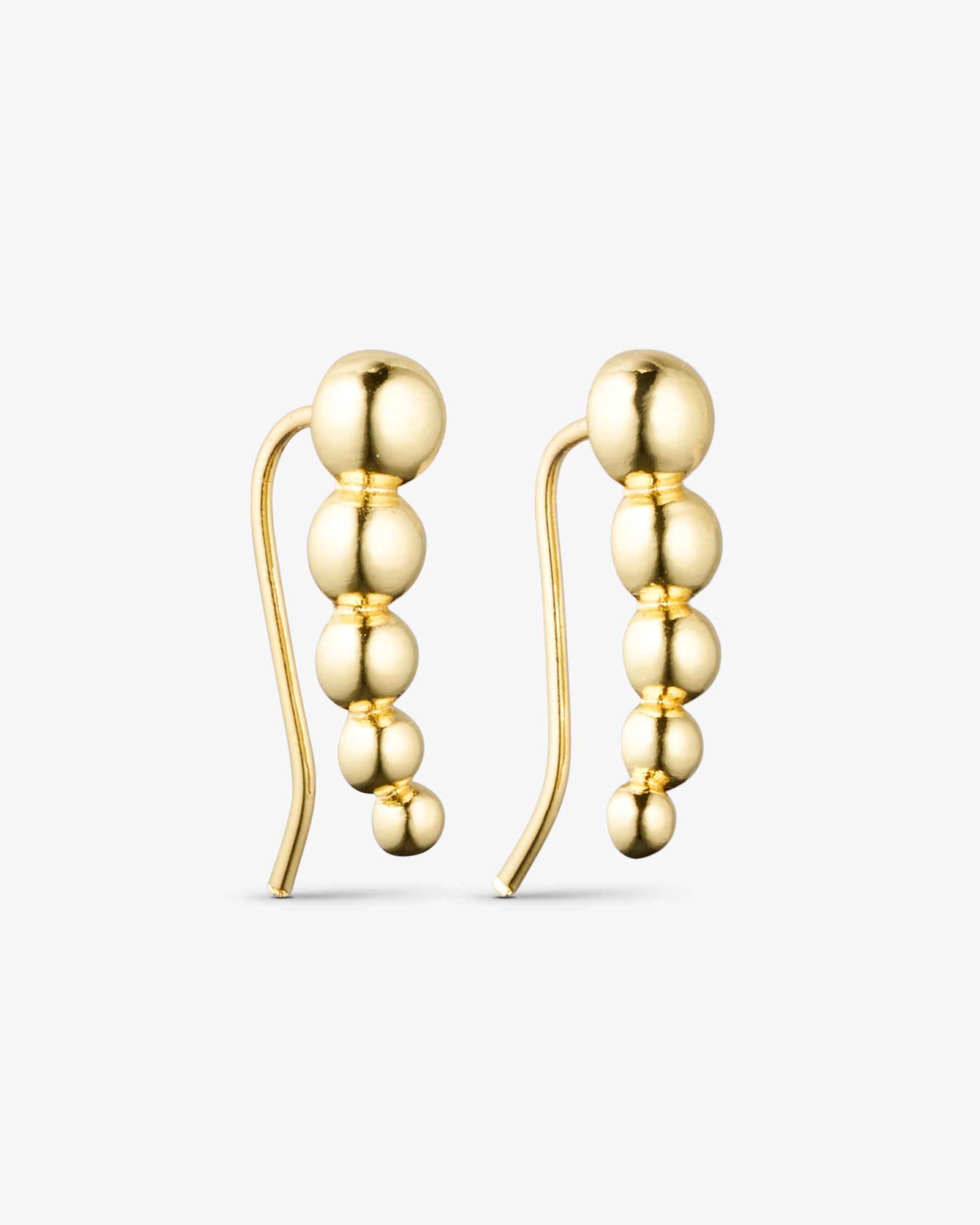 Vega Stud Earrings - 18 carat gold plated