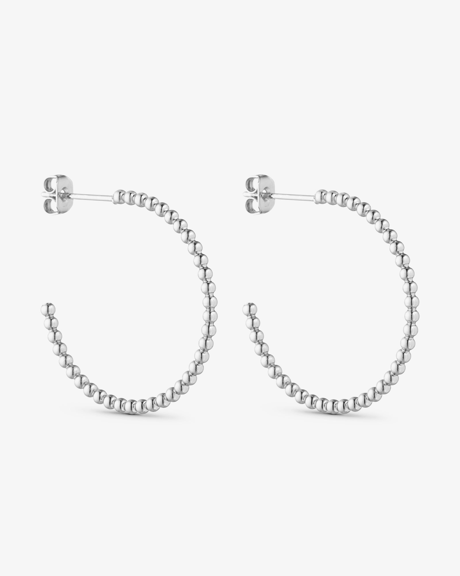 London Earrings LARGE - Silver Plated