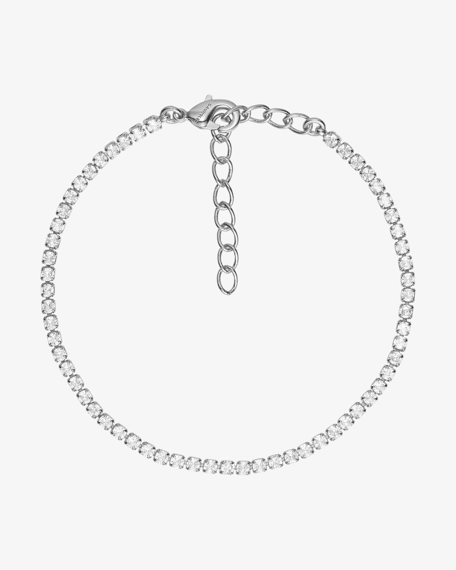 Mille Armbånd Lille - Zirkonia - Sølvbelagt