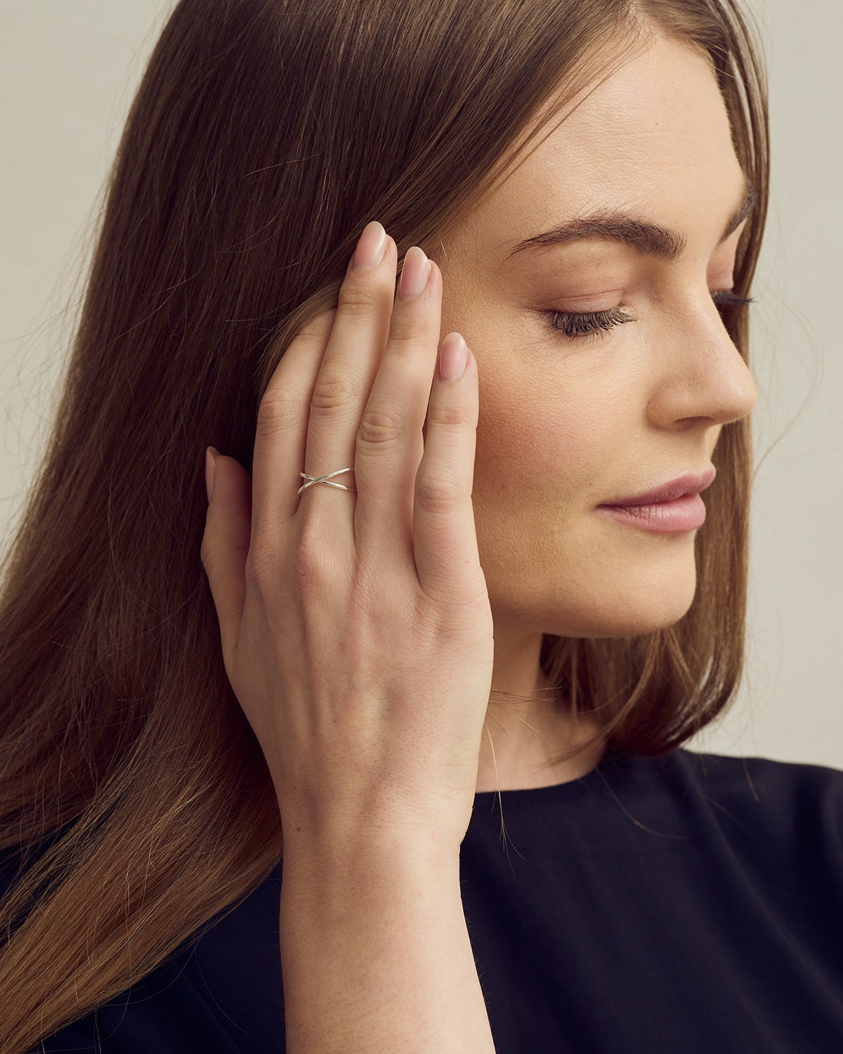 Mia Ring - Sølvbelagt