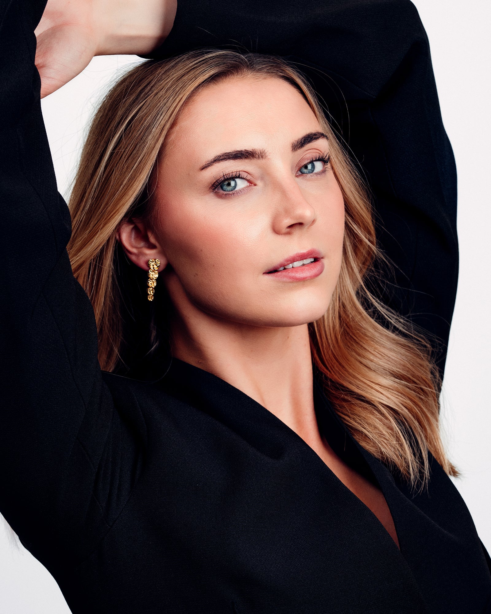 Noelle Drop Øreringe - 18 karat forgyldt