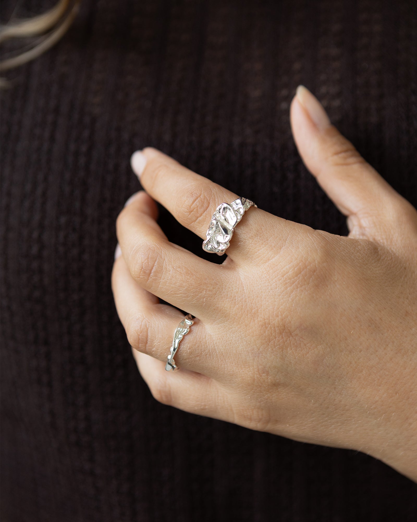 Noelle Ring - Silverpläterad