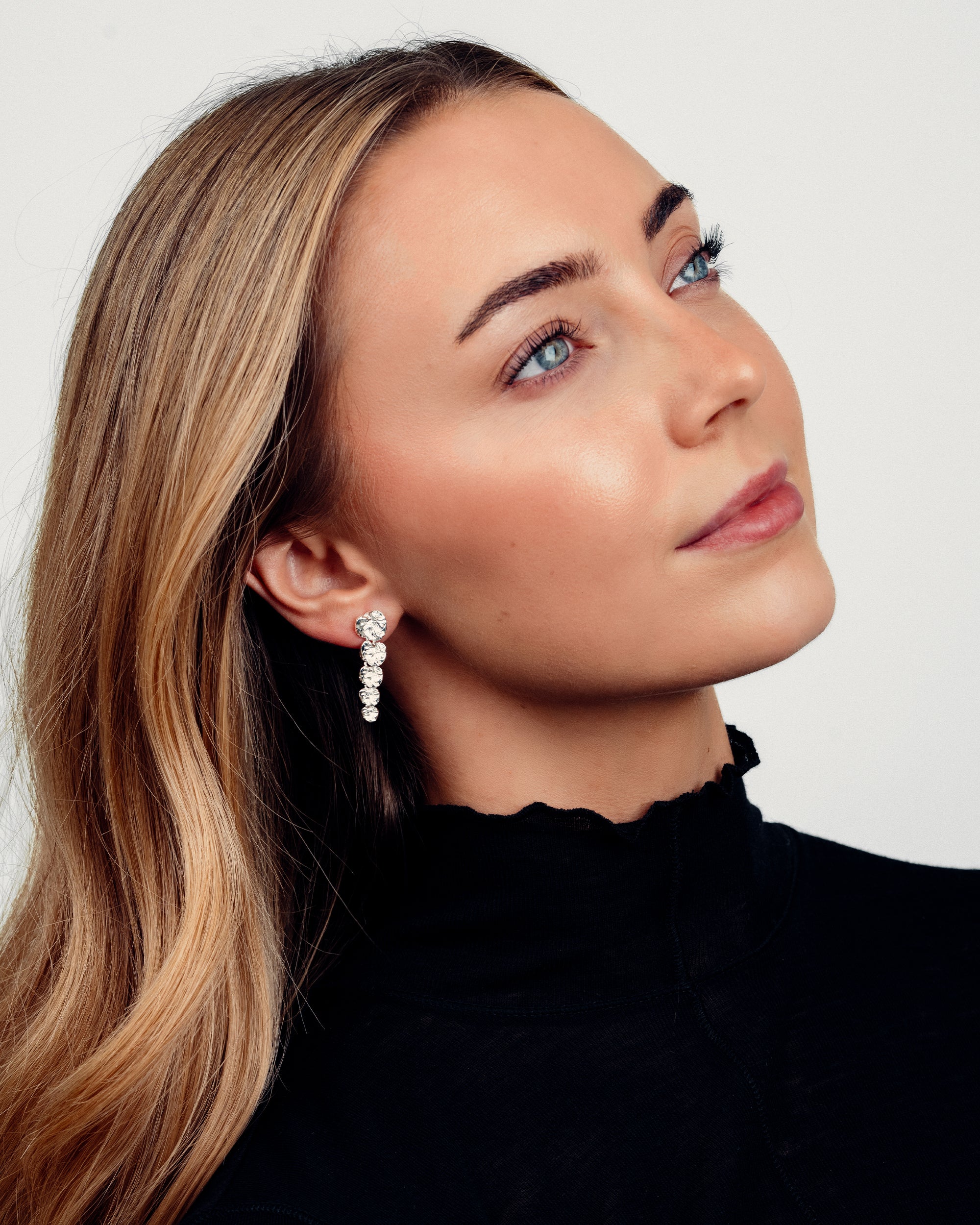 Noelle Drop Øreringe - Sølvbelagt