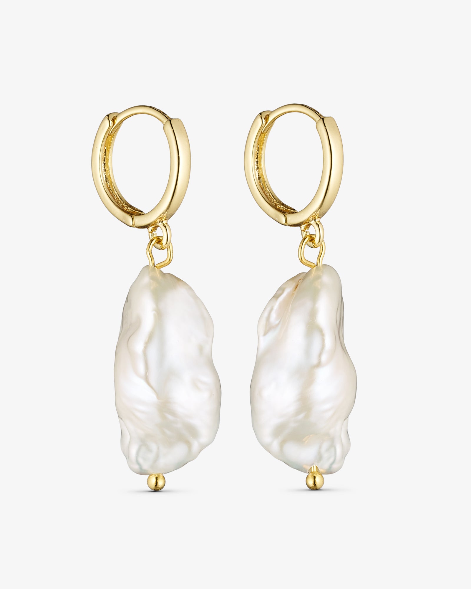 Norma Earrings - 18 carat gold-plated
