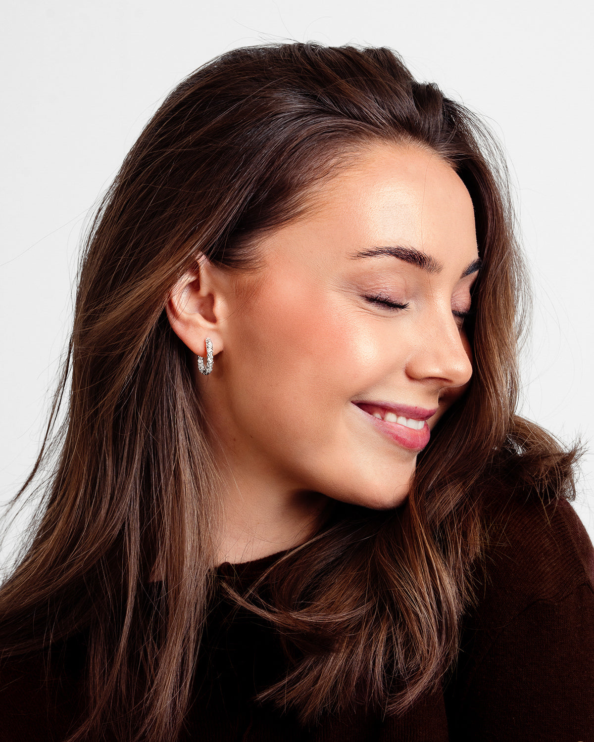 Nova Øreringe Stor - Sølvbelagt