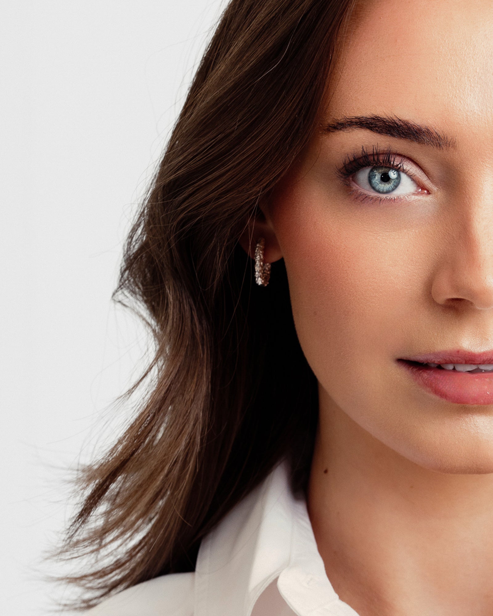 Nova Øreringe Stor - Sølvbelagt