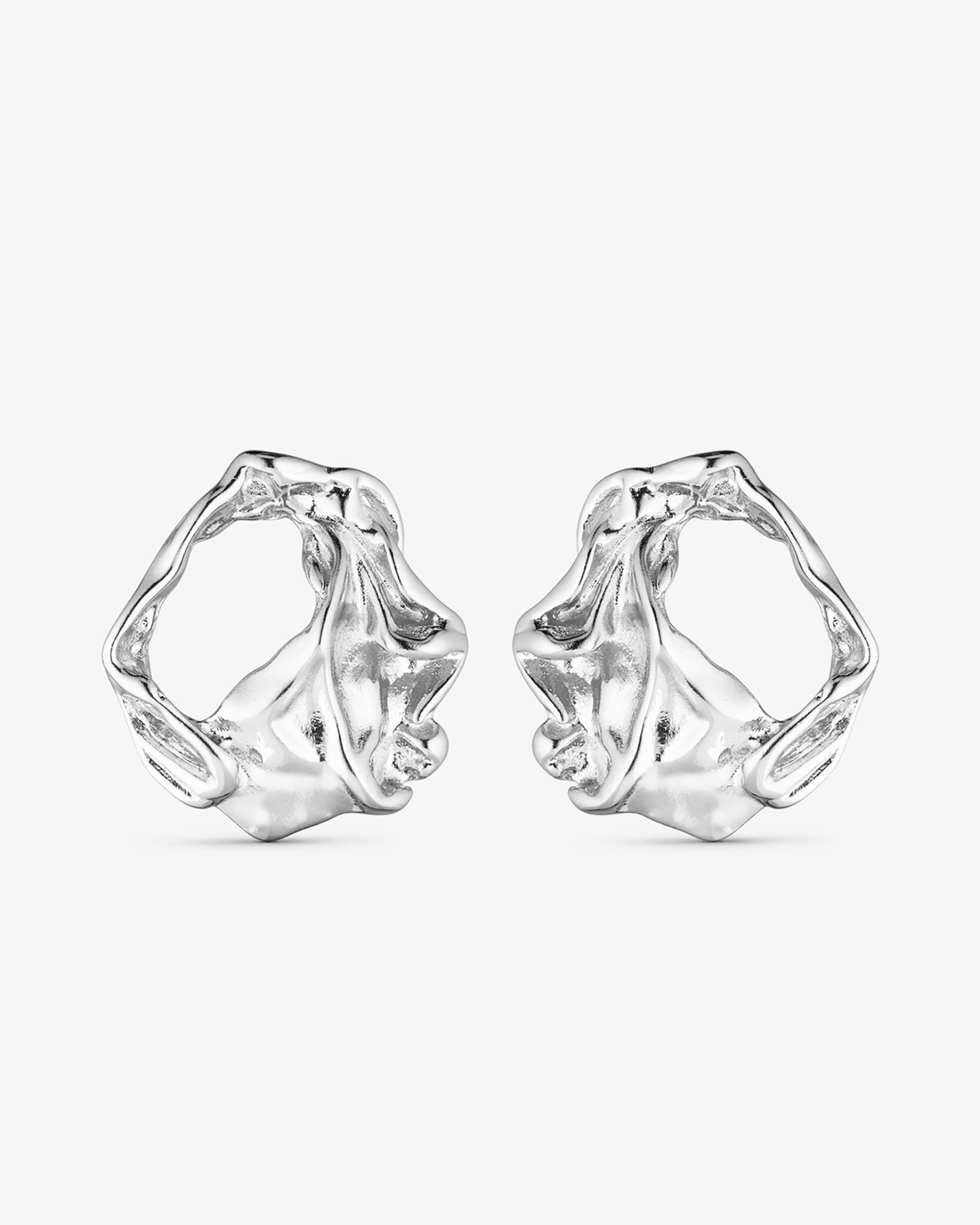 Vega Stud Earrings - 18 carat gold plated