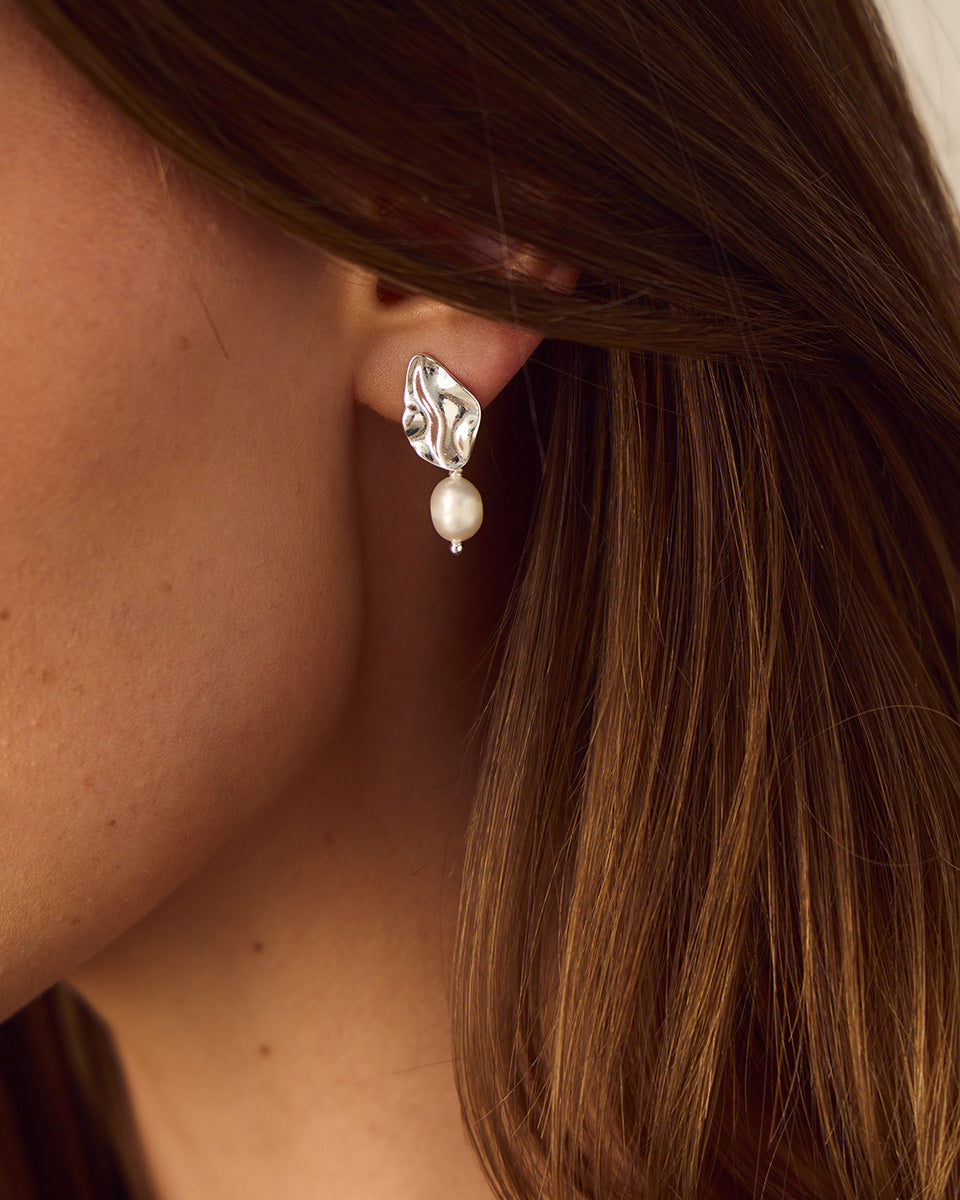 Polly Earrings - 18 carat gold plated