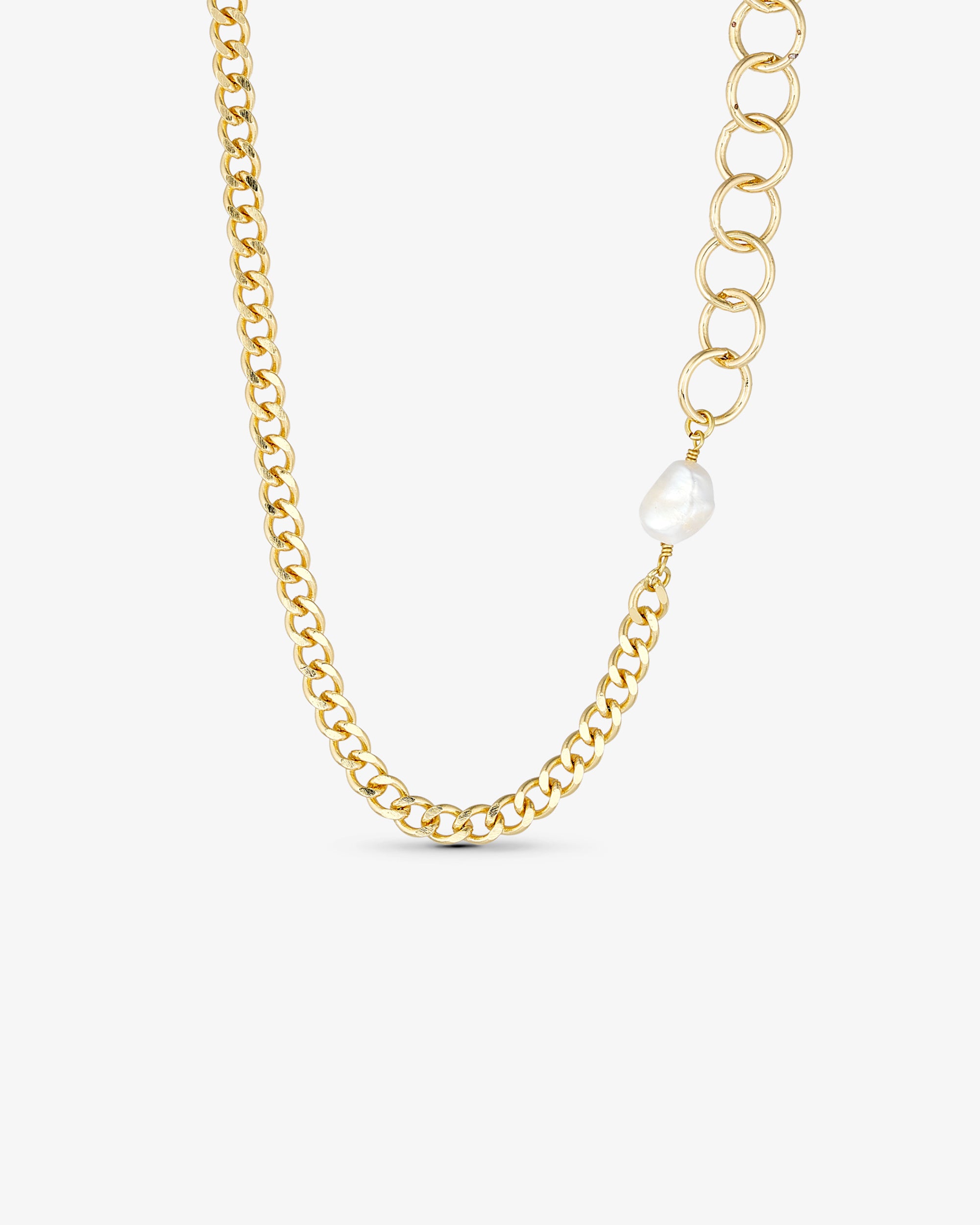 Sally Necklace - 18 carat gold plated