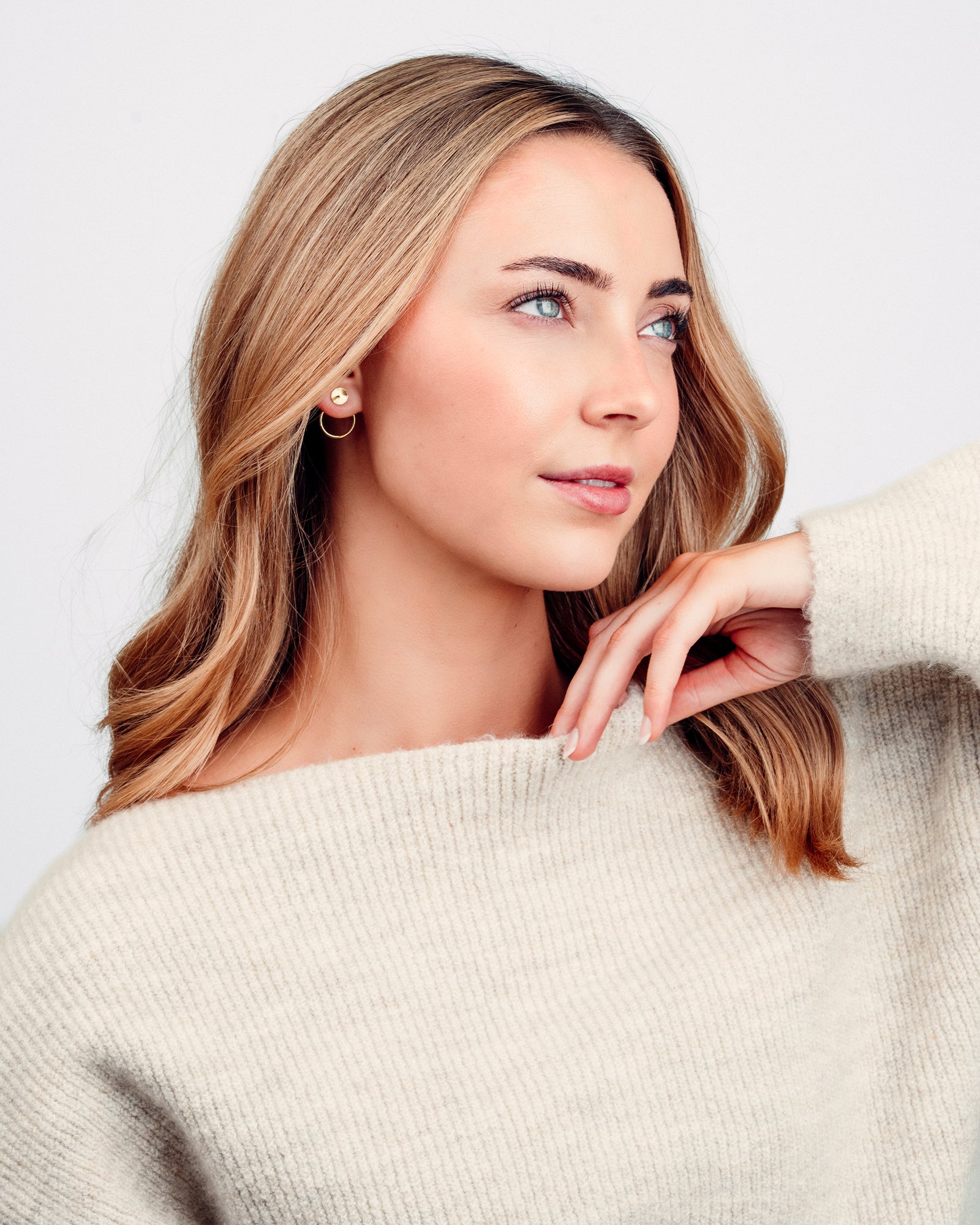 Scarlett Øreringe - 18 karat forgyldt