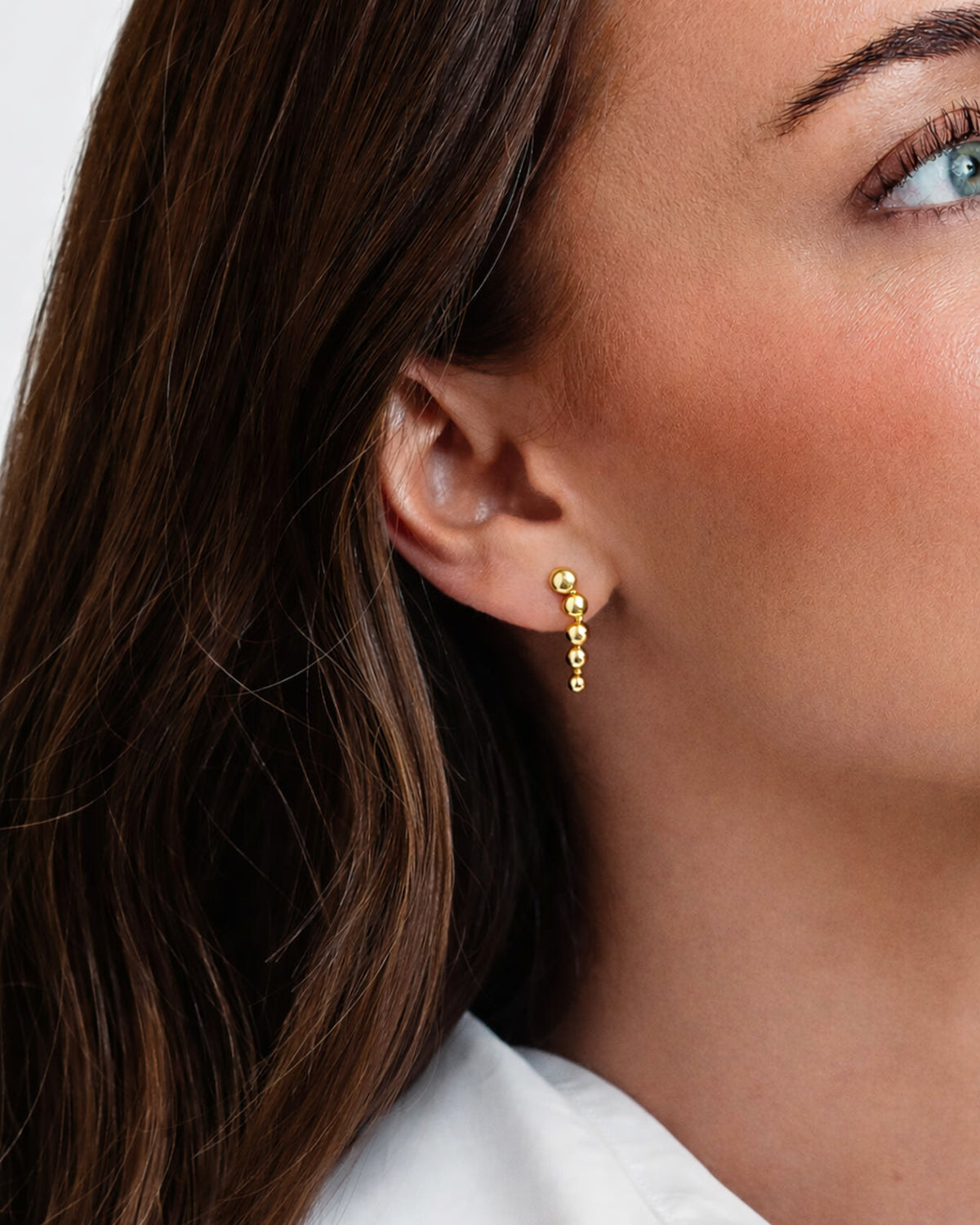 London Drop Øreringe - 18 karat forgyldt