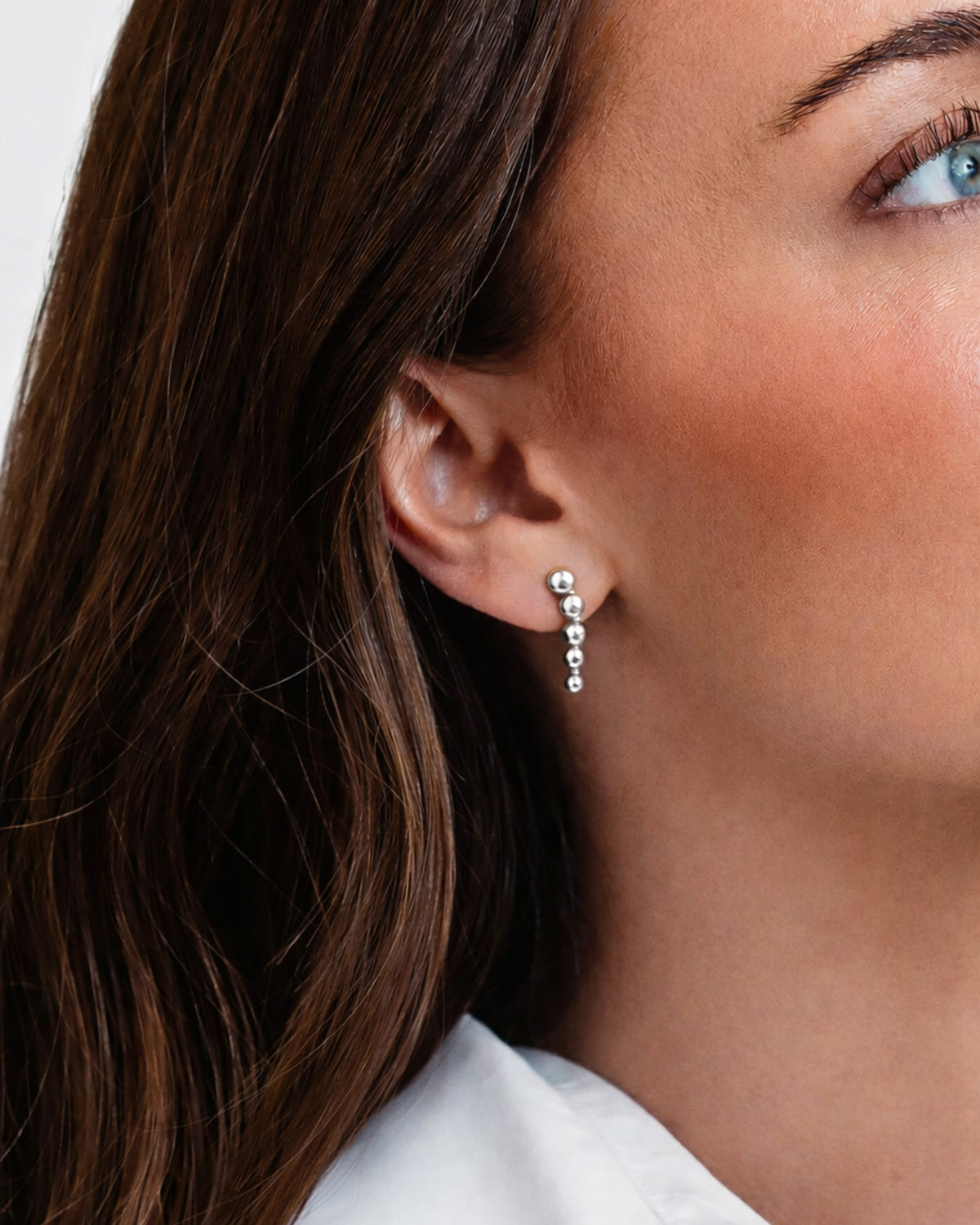 London Drop Øreringe - Sølvbelagt