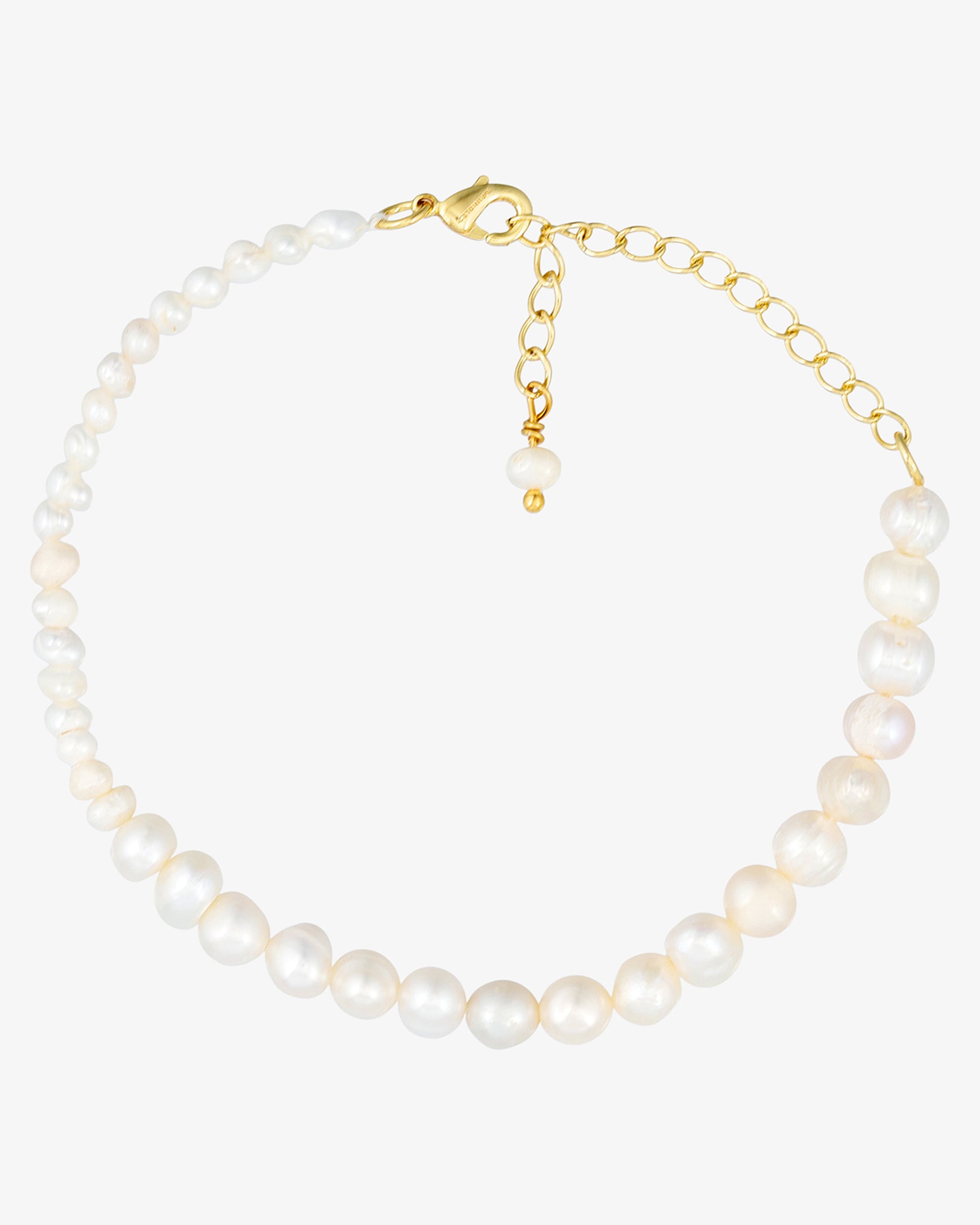 Vega Perle Armbånd - 18 karat forgyldt