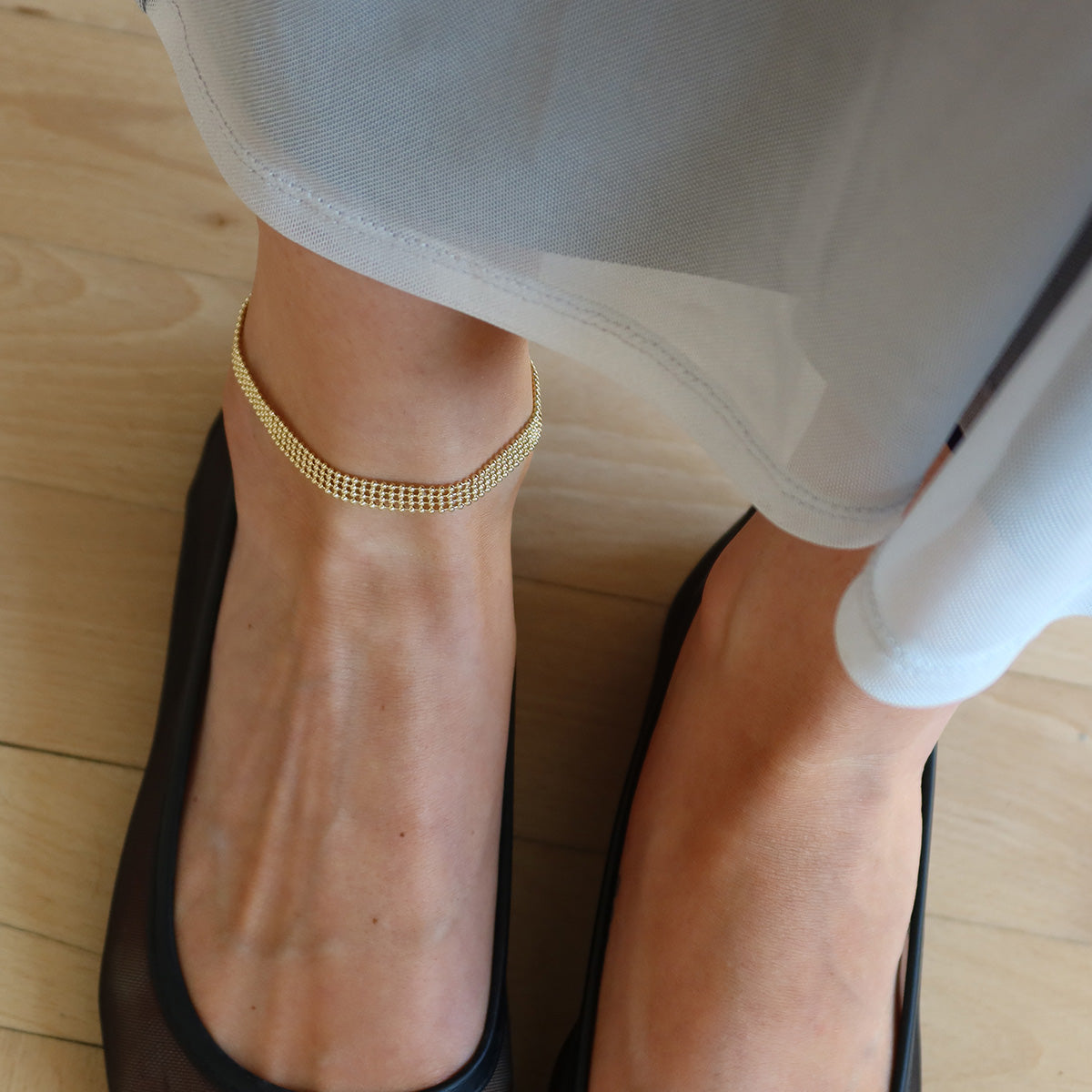 Eden Anklet - 18 carat gold plated