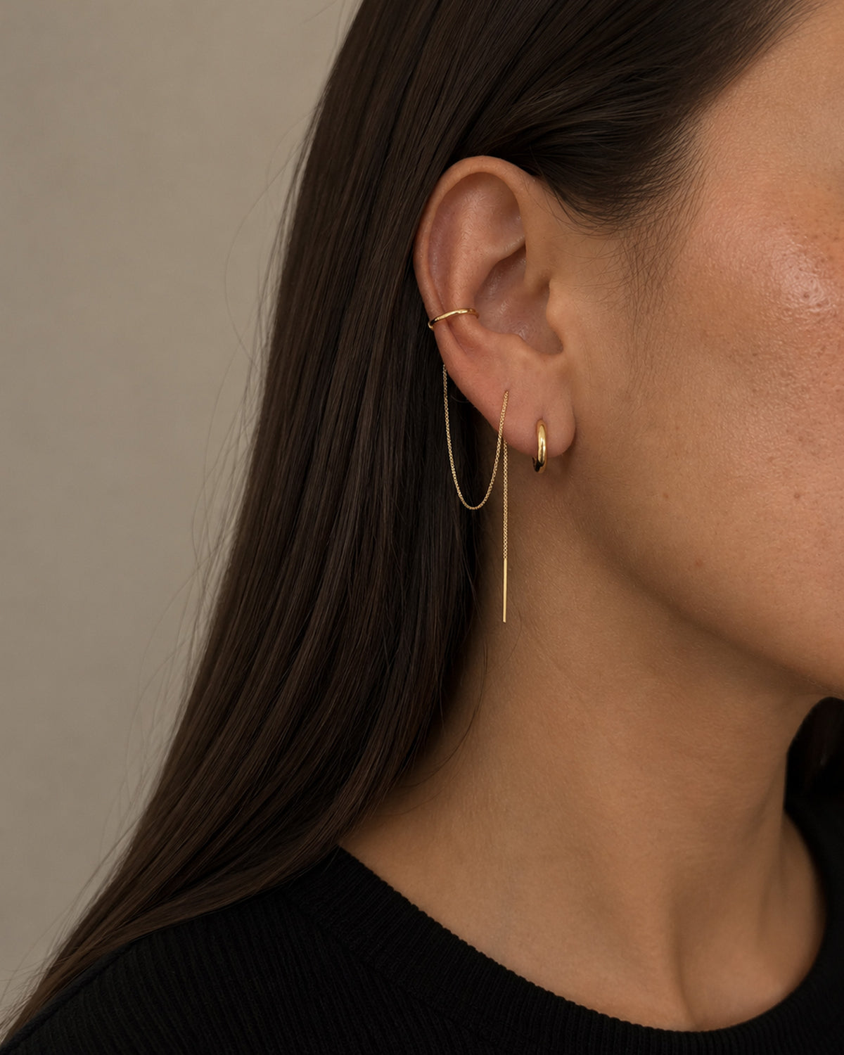 Saga Kæde Earcuff