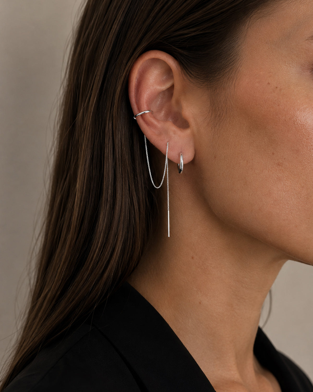 Saga Kæde Earcuff