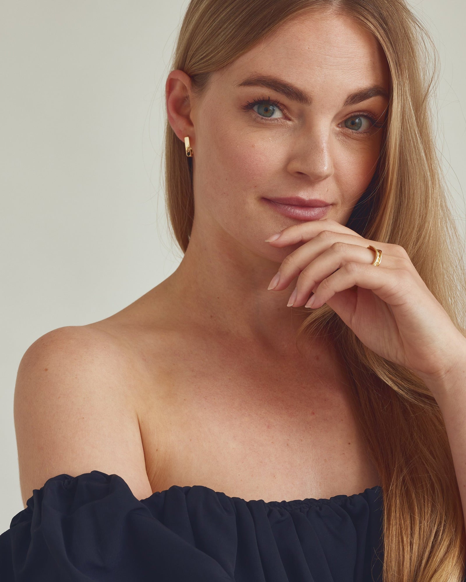 Olivia Earrings - 18 carat gold plated