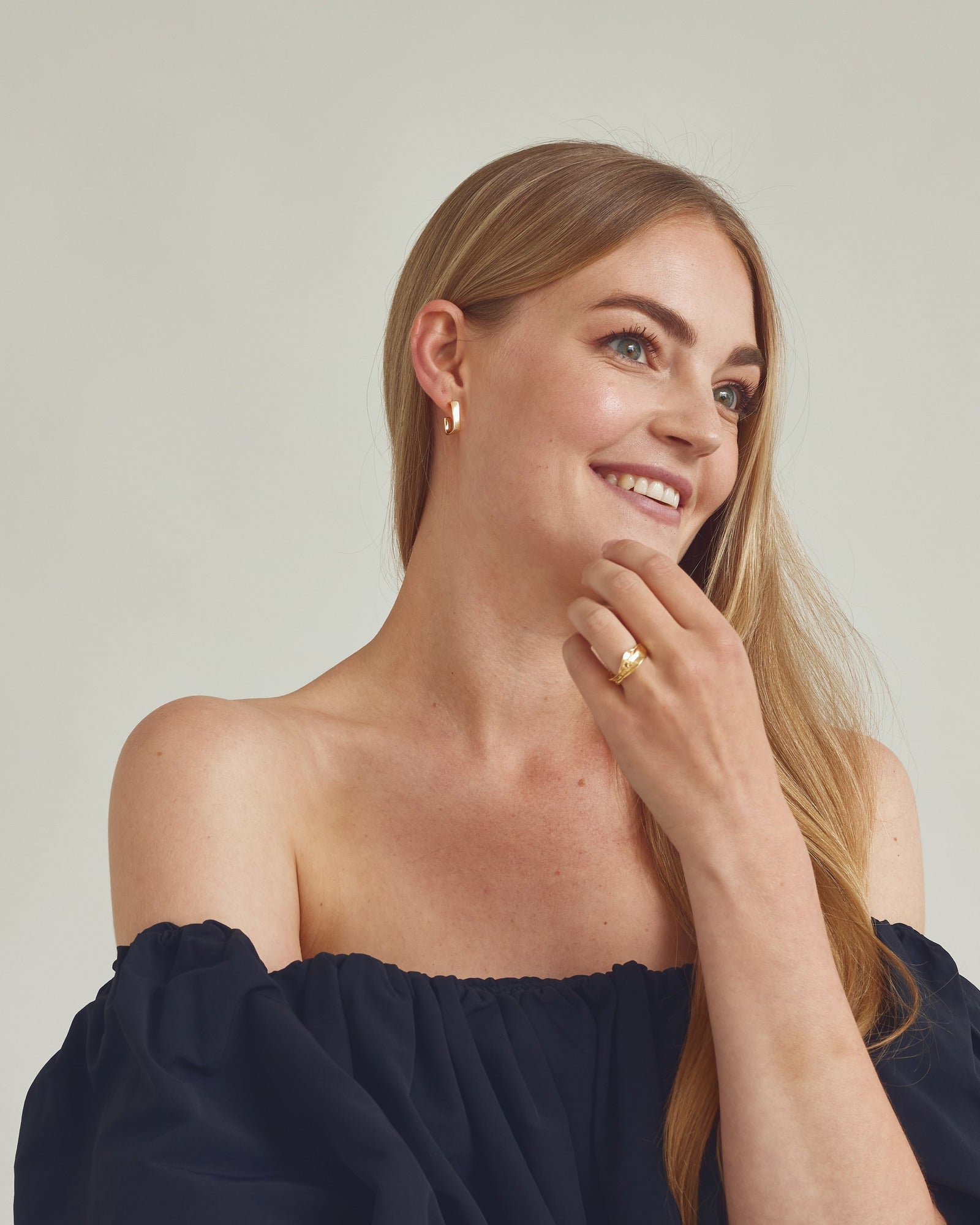 Olivia Earrings - 18 carat gold plated