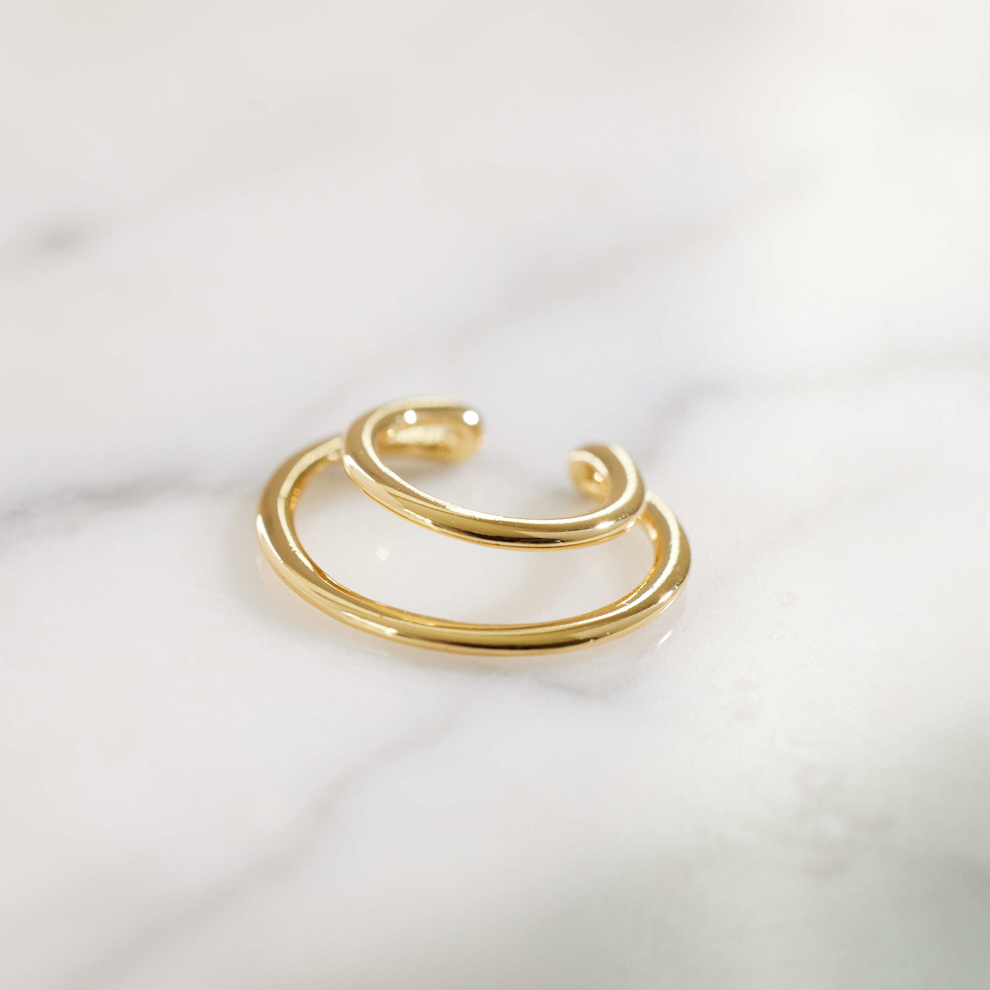 Yoko Earcuff - 18 carat gold plated