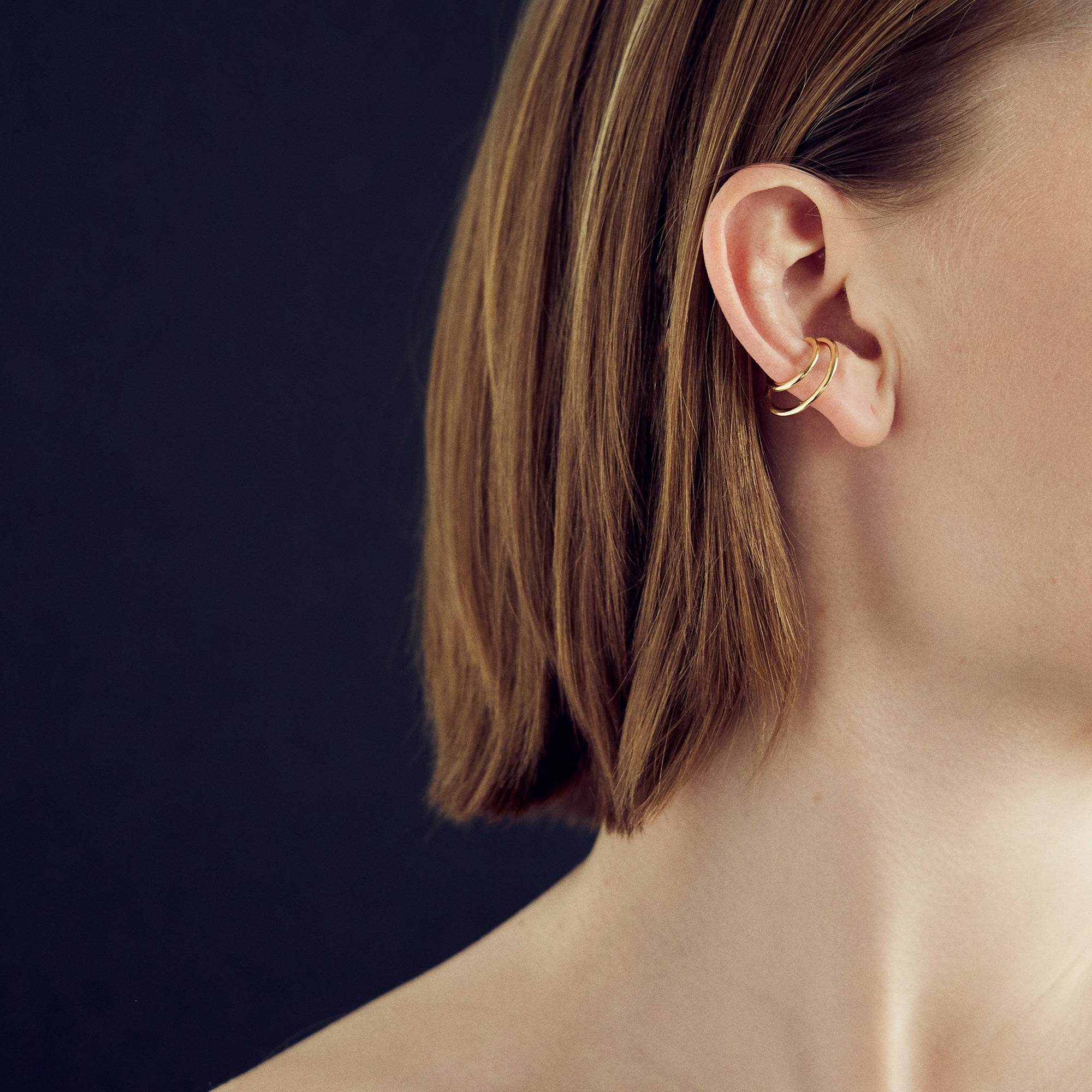 Yoko Earcuff - 18 carat gold plated