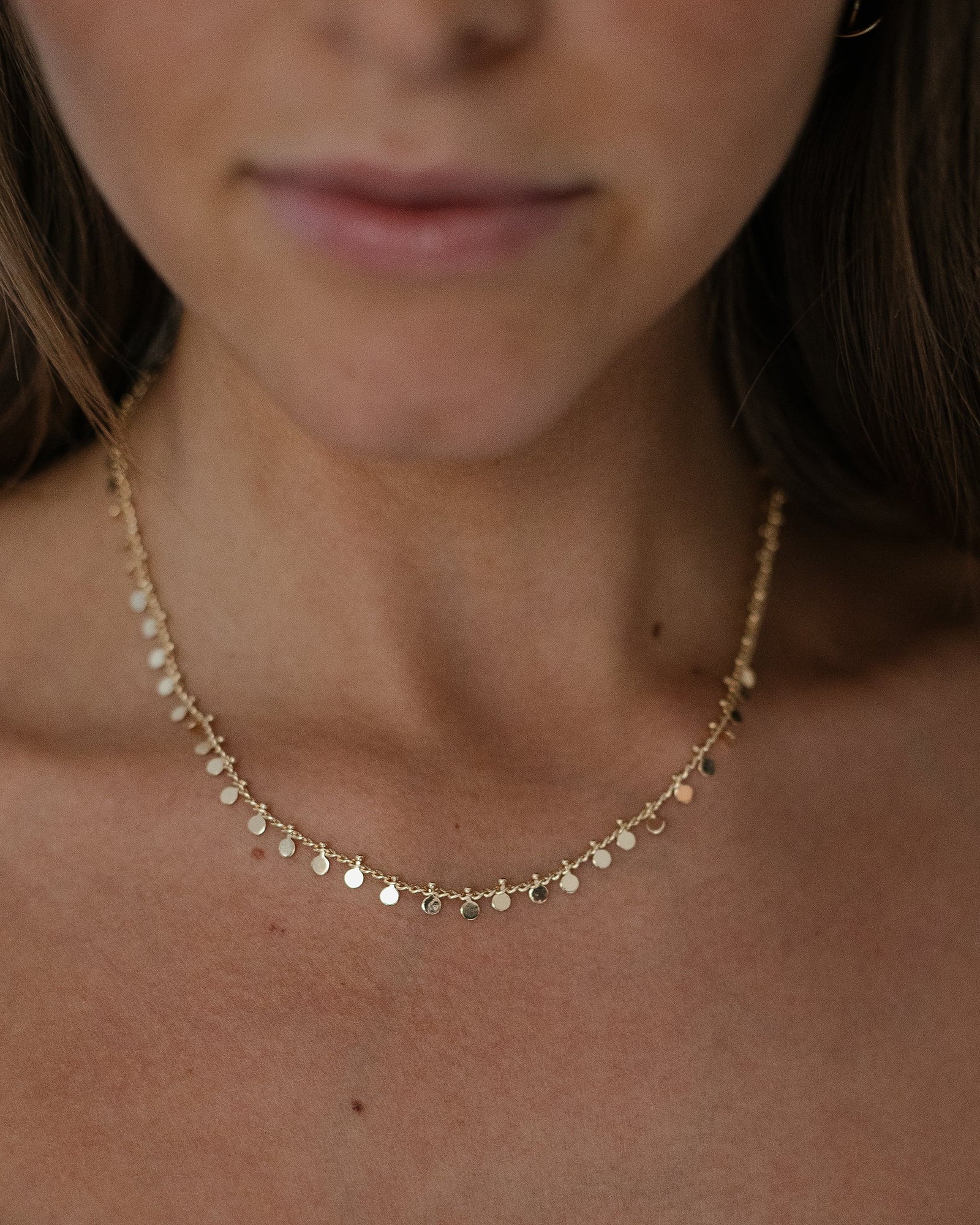 <tc>Jewelry set - Ave Necklace / Ave Bracelet - 18 carat gold plated</tc>