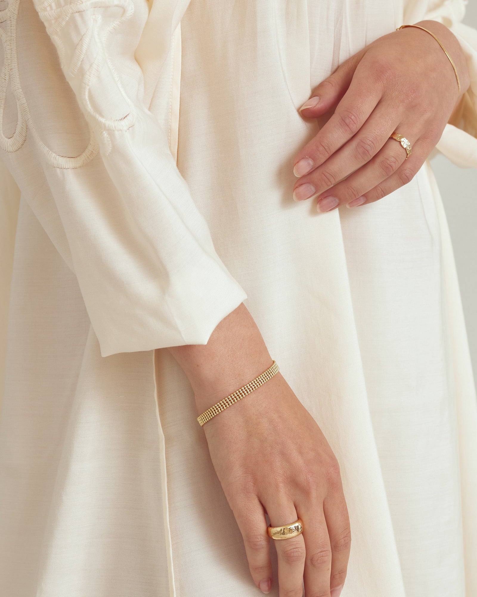 Eden Bracelet - 18 carat gold plated